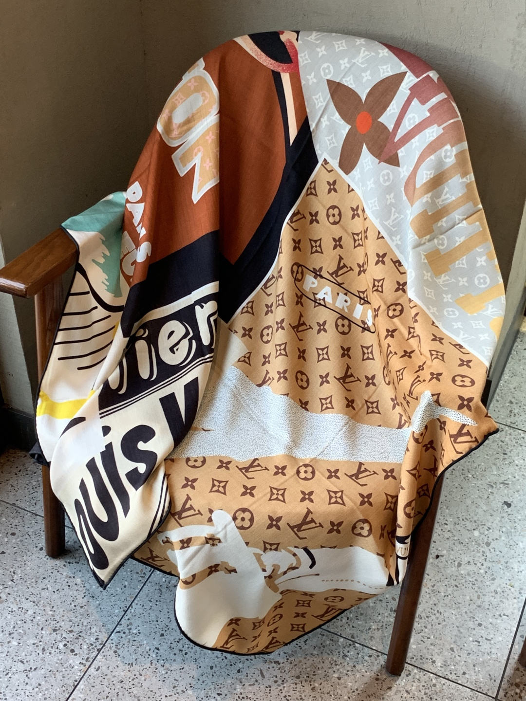 JARDIN DES PLANTES 140双面丝绒～【LV秋冬新品】Jardin Des Plante