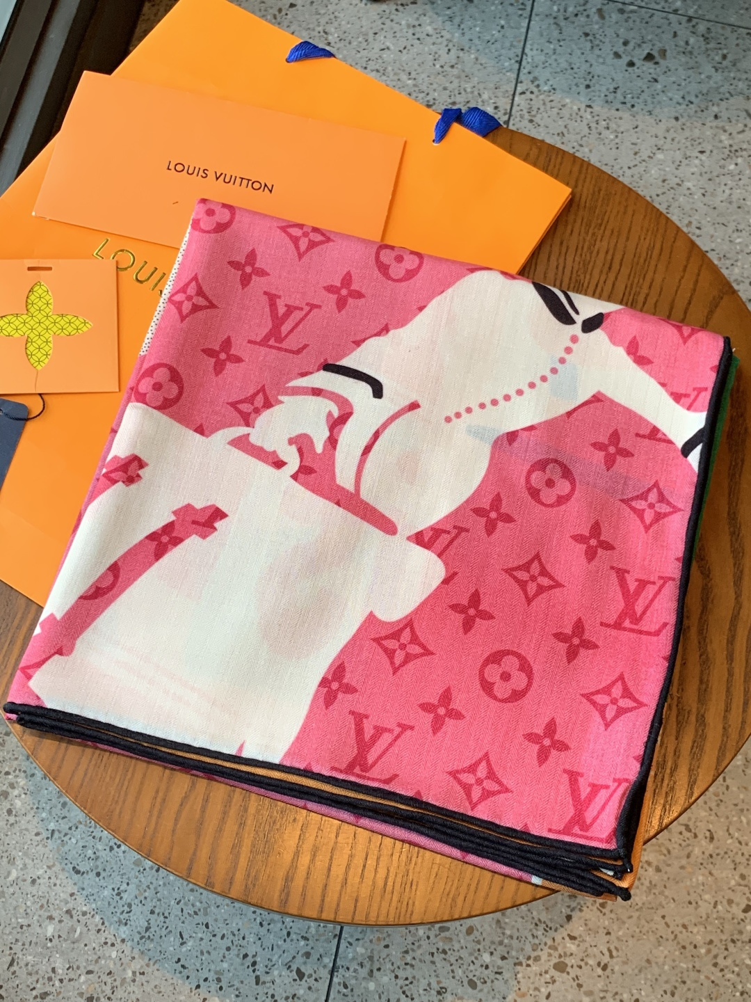 JARDIN DES PLANTES 140双面丝绒～【LV秋冬新品】Jardin Des Plante