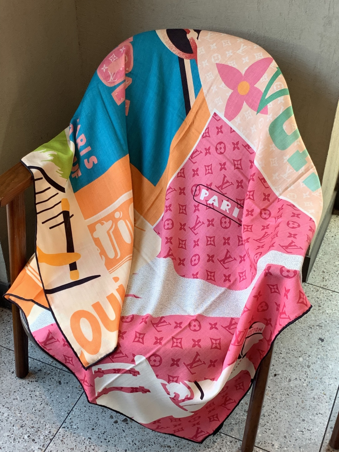 JARDIN DES PLANTES 140双面丝绒～【LV秋冬新品】Jardin Des Plante