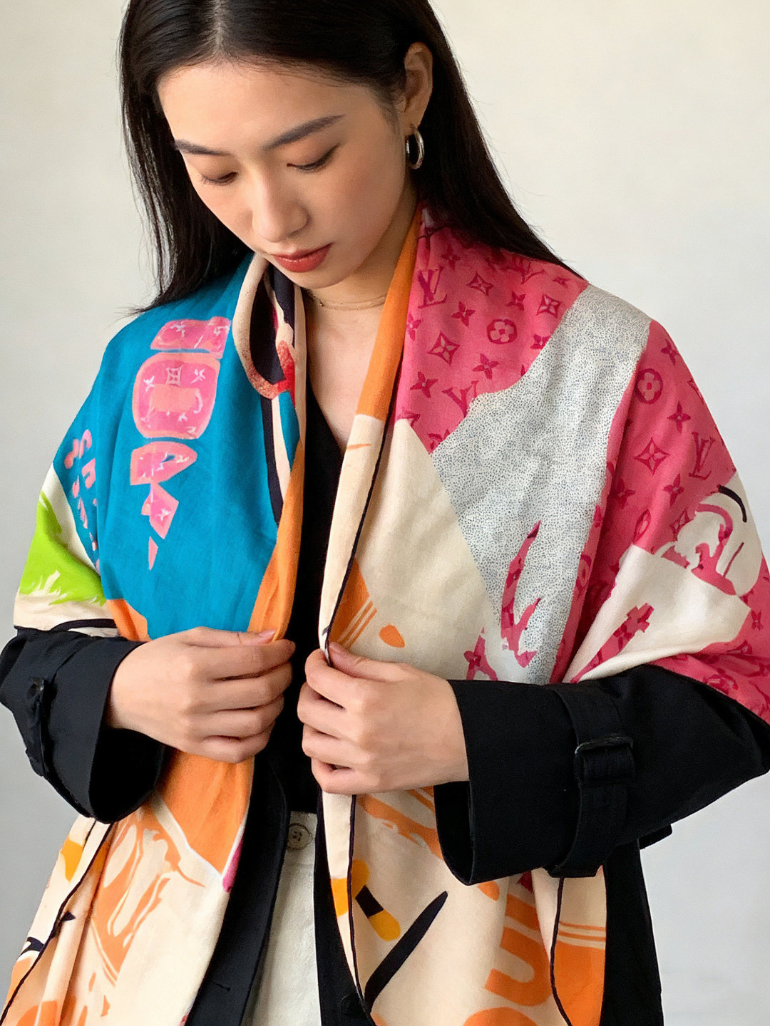 JARDIN DES PLANTES 140双面丝绒～【LV秋冬新品】Jardin Des Plante