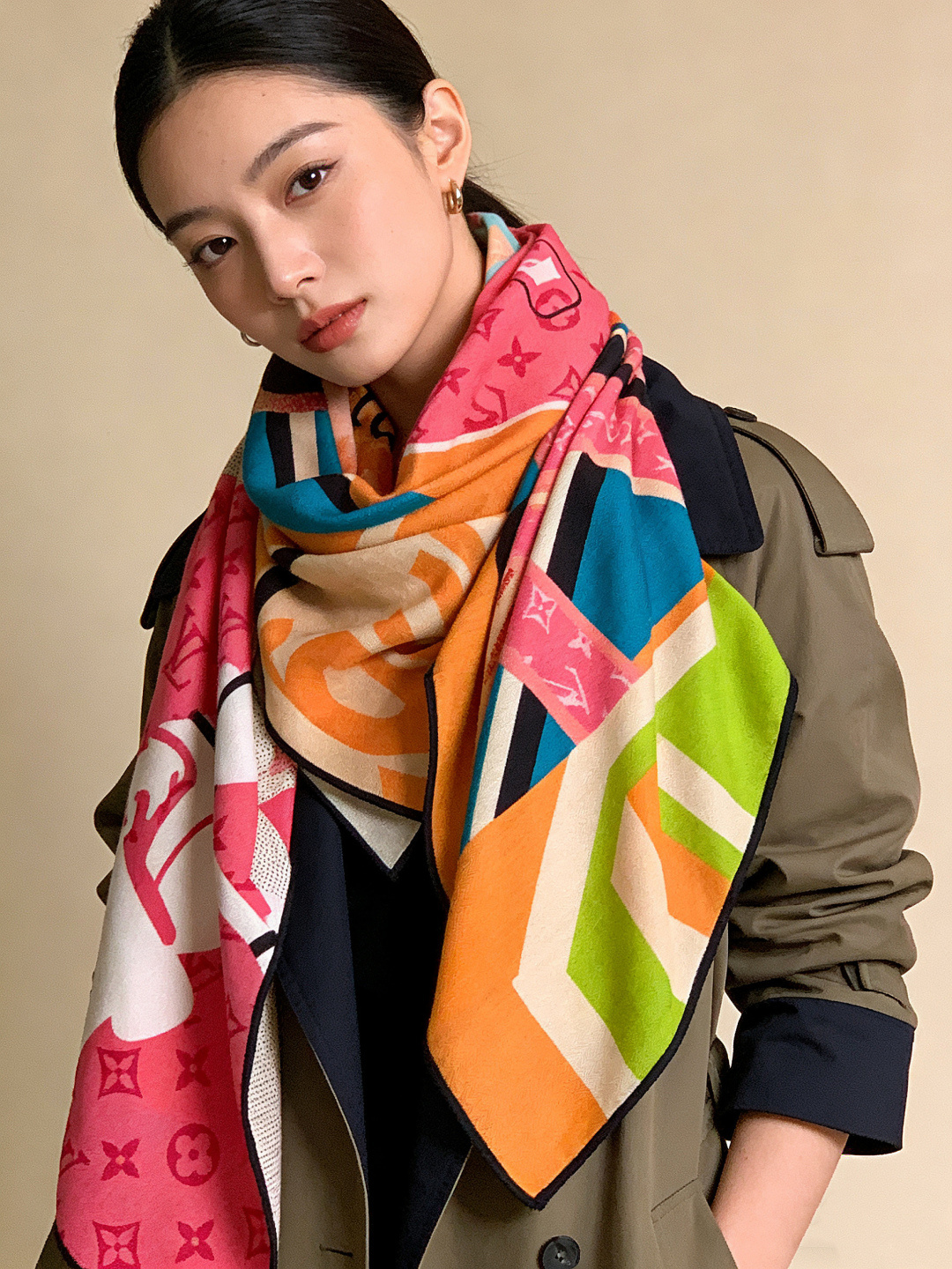 JARDIN DES PLANTES 140双面丝绒～【LV秋冬新品】Jardin Des Plante