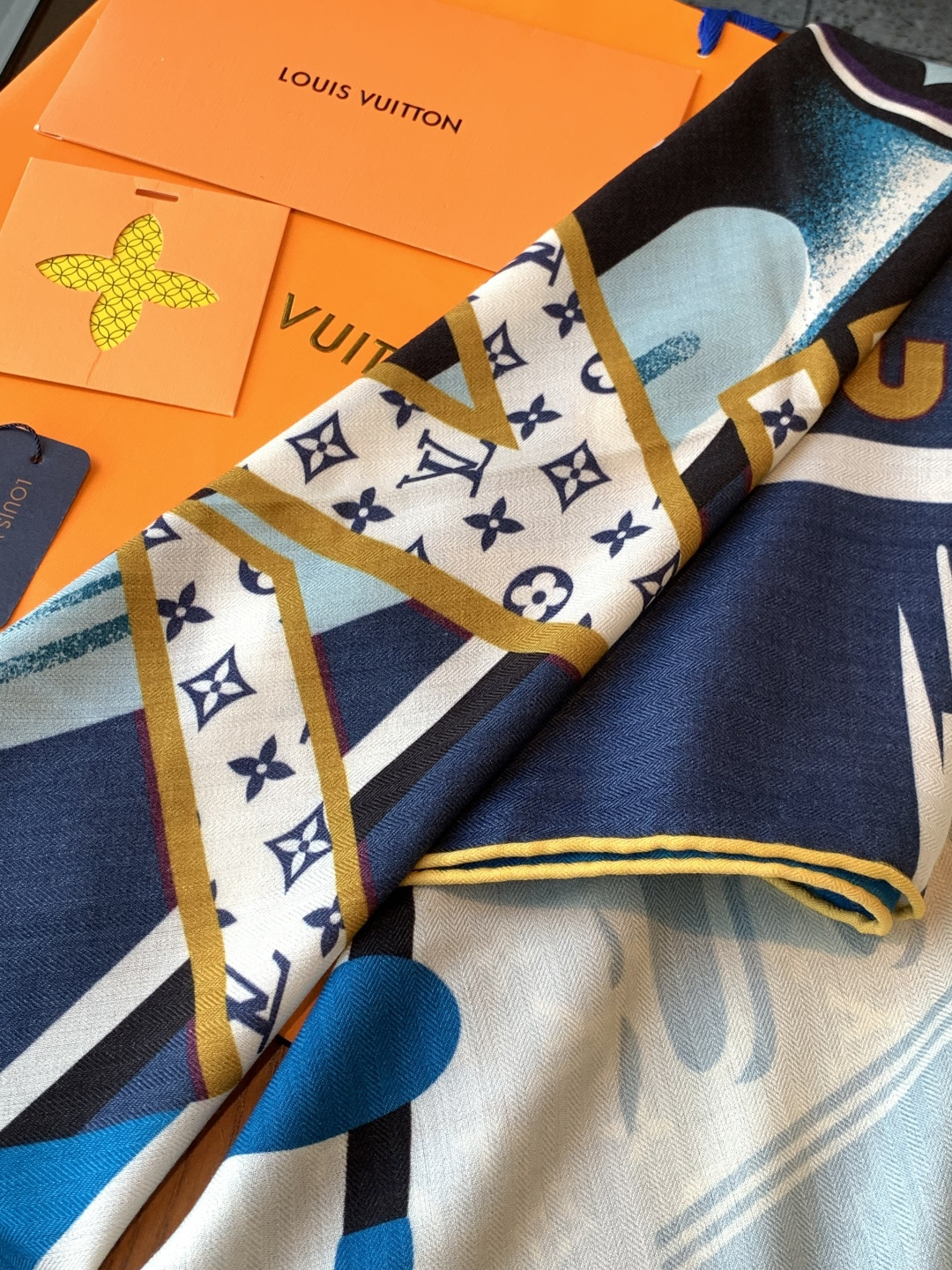 JARDIN DES PLANTES 140双面丝绒～【LV秋冬新品】Jardin Des Plante