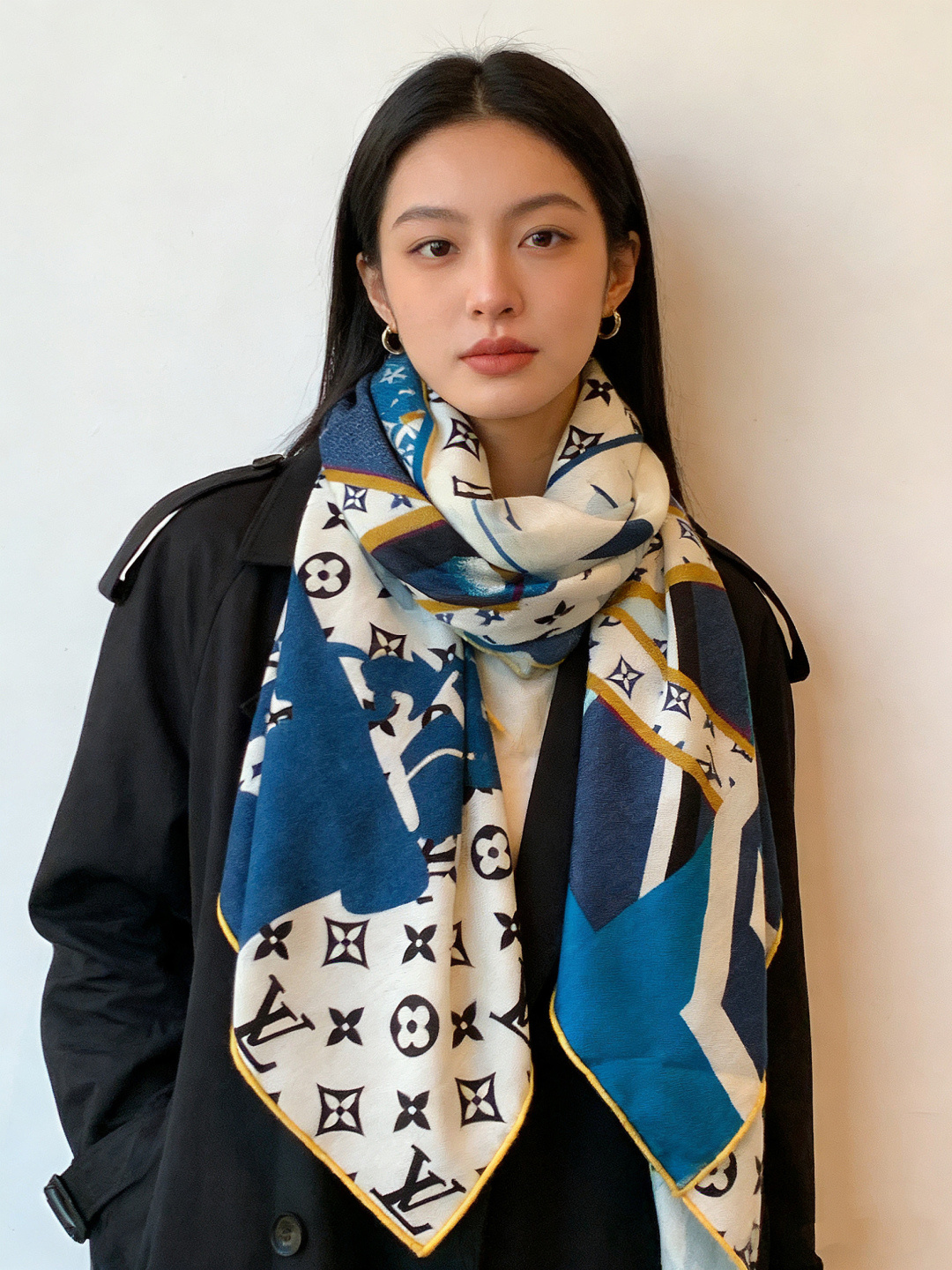 JARDIN DES PLANTES 140双面丝绒～【LV秋冬新品】Jardin Des Plante