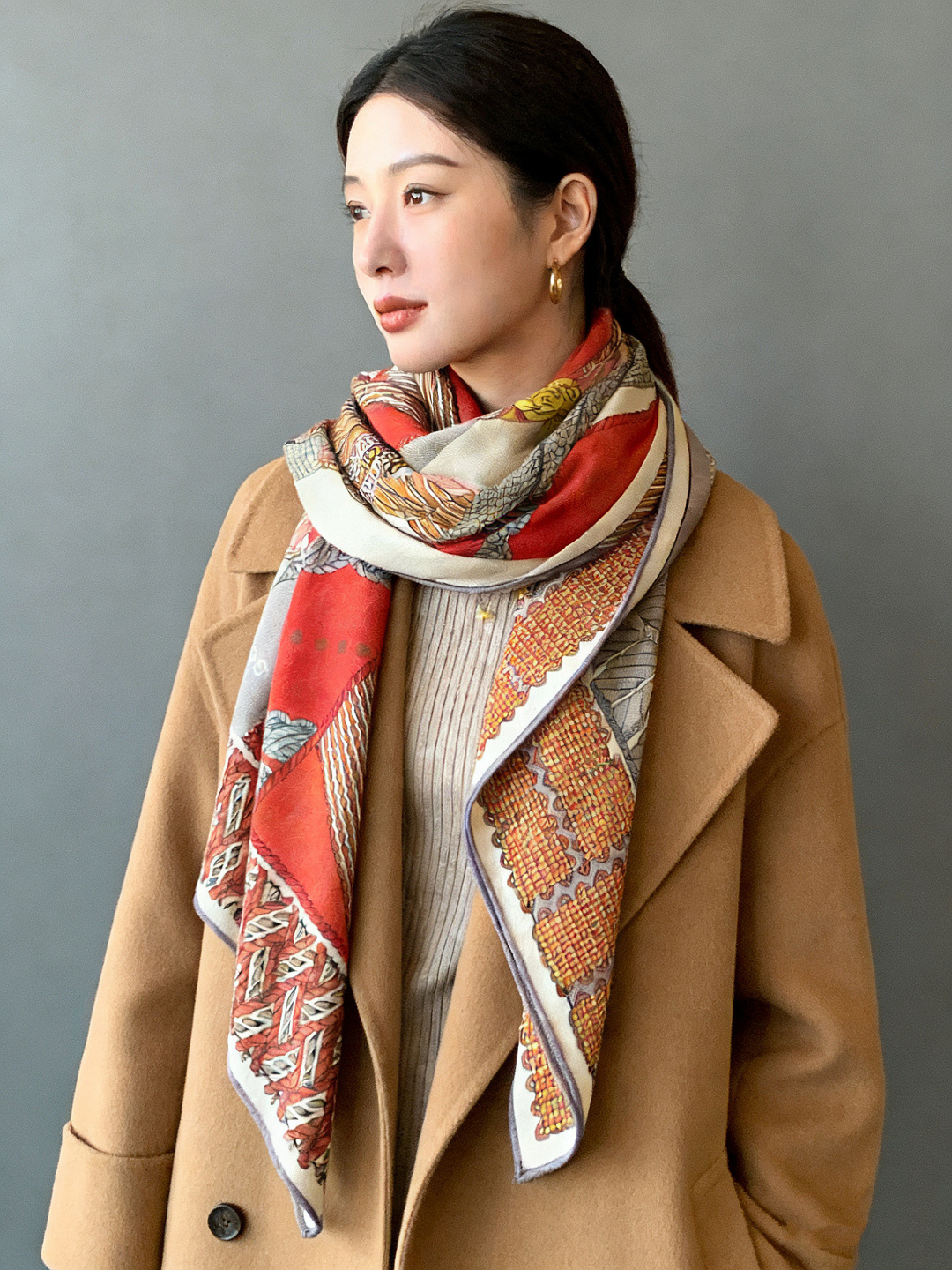 丝巾 |HERMES I Dressage Tressage2025秋冬Dressage Tressag