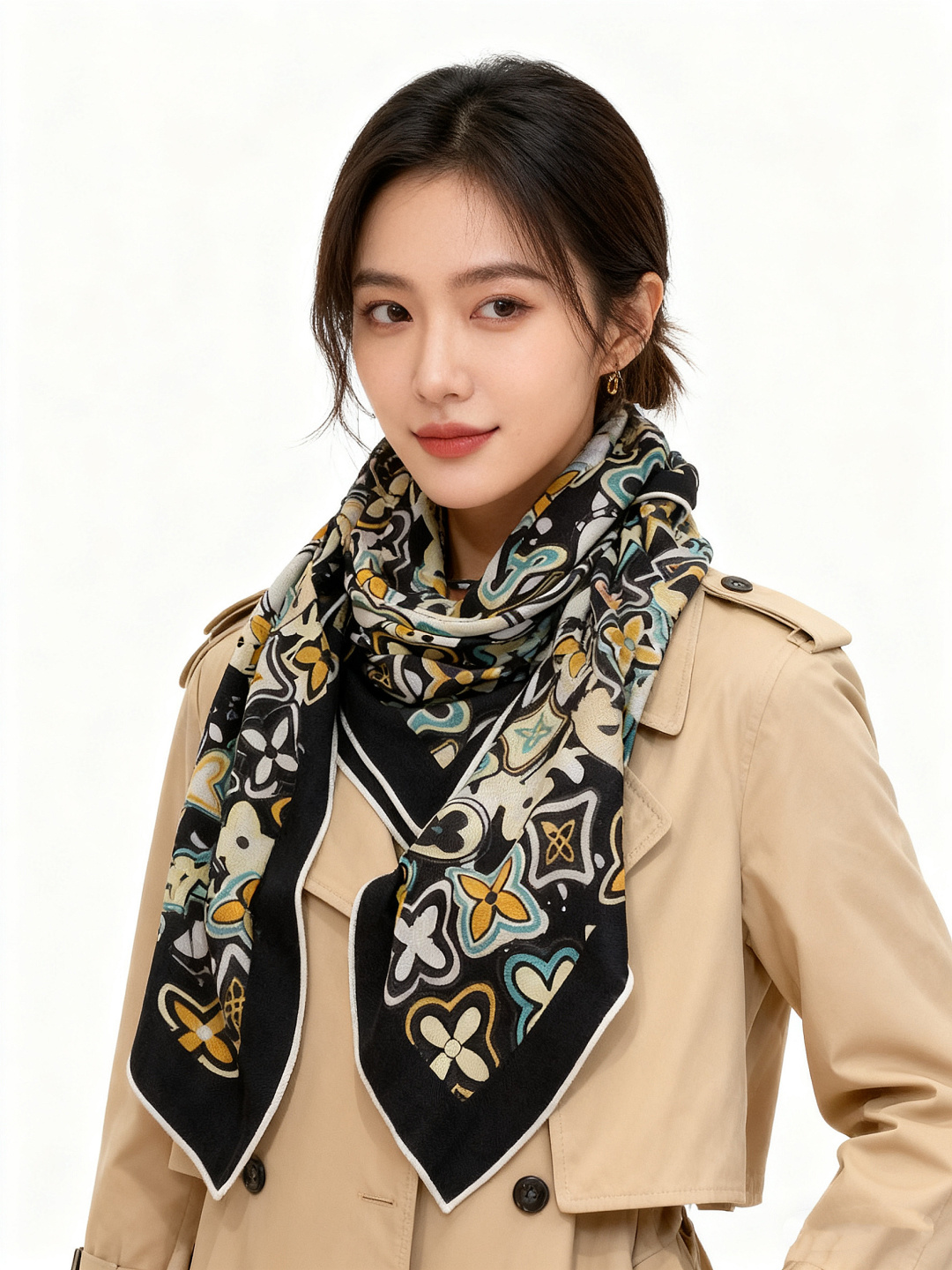 JARDIN DES PLANTES 140双面丝绒～【LV秋冬新品】Jardin Des Plante