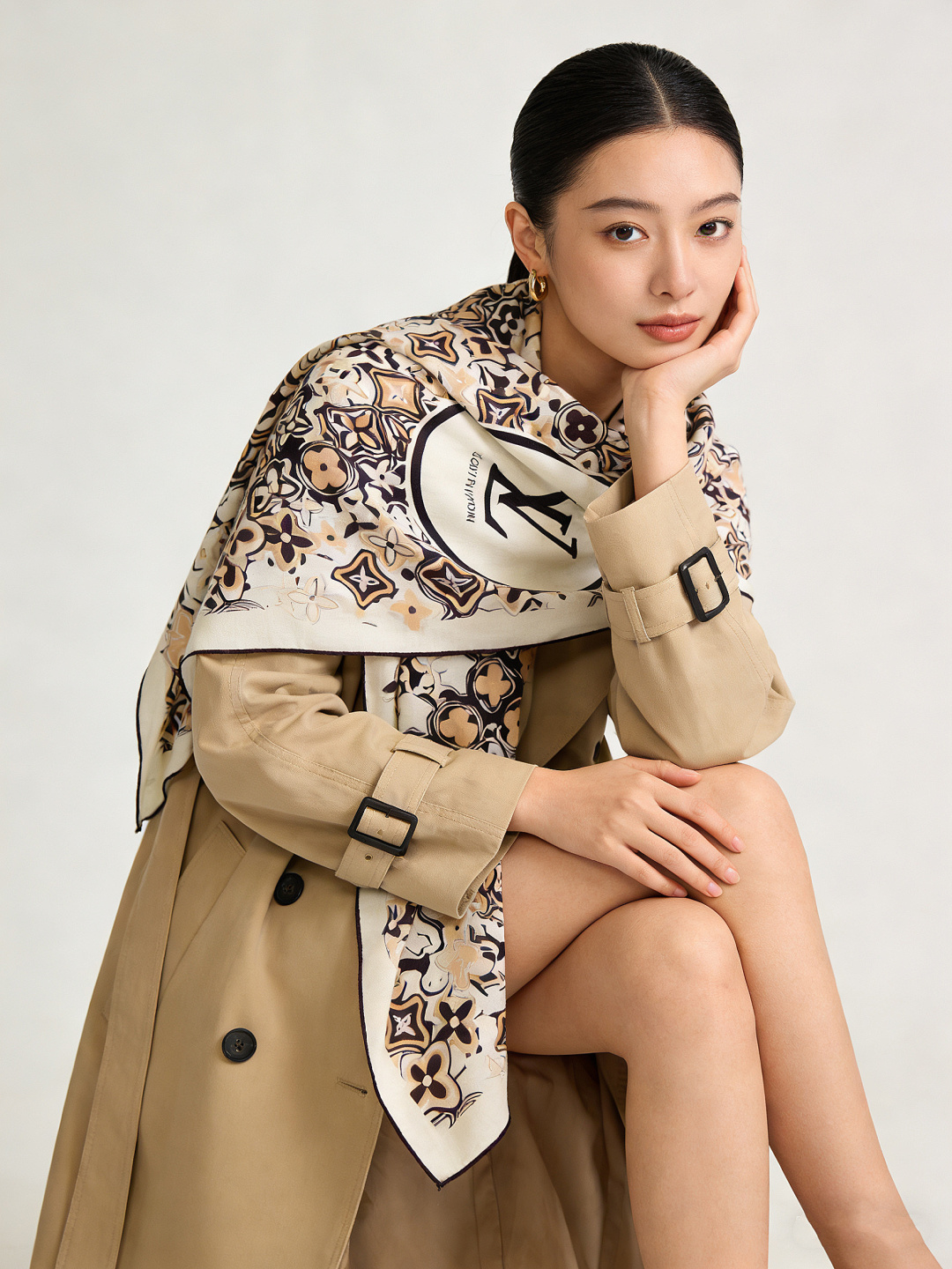 JARDIN DES PLANTES 140双面丝绒～【LV秋冬新品】Jardin Des Plante