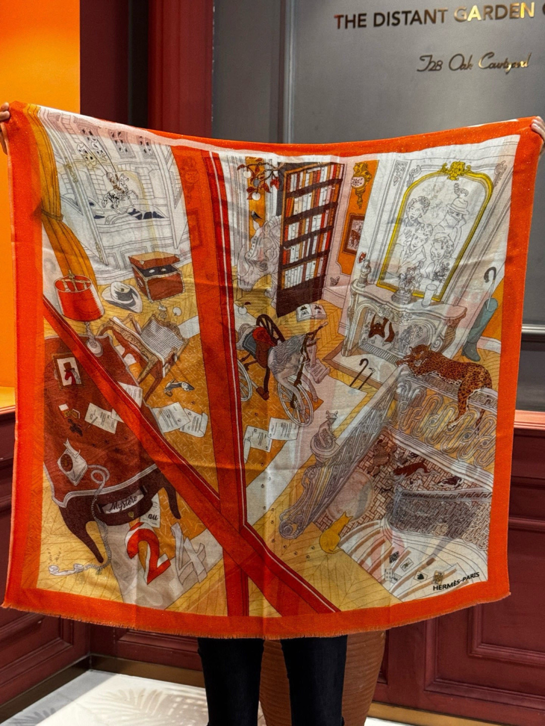 会发光发亮的围巾 爱马仕 专柜同步 买了都说好看羊绒印花‼️推荐💕顶级工艺超值‼️爱马仕专柜爆款🎁🎁羊绒