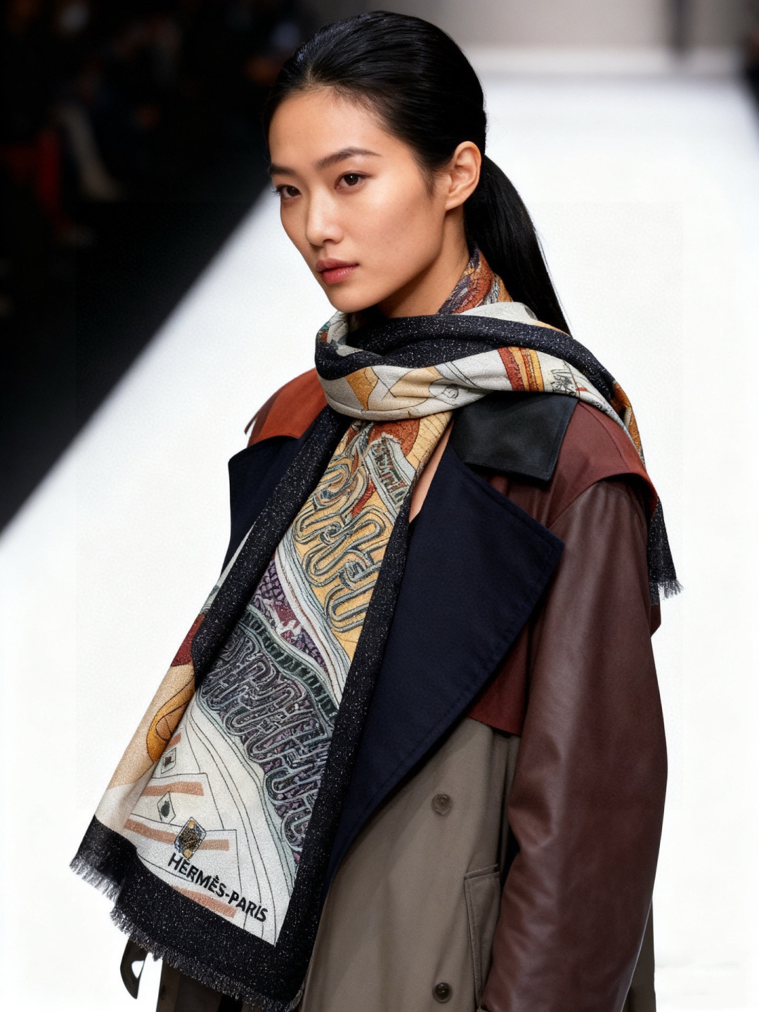 会发光发亮的围巾 爱马仕 专柜同步 买了都说好看羊绒印花‼️推荐💕顶级工艺超值‼️爱马仕专柜爆款🎁🎁羊绒