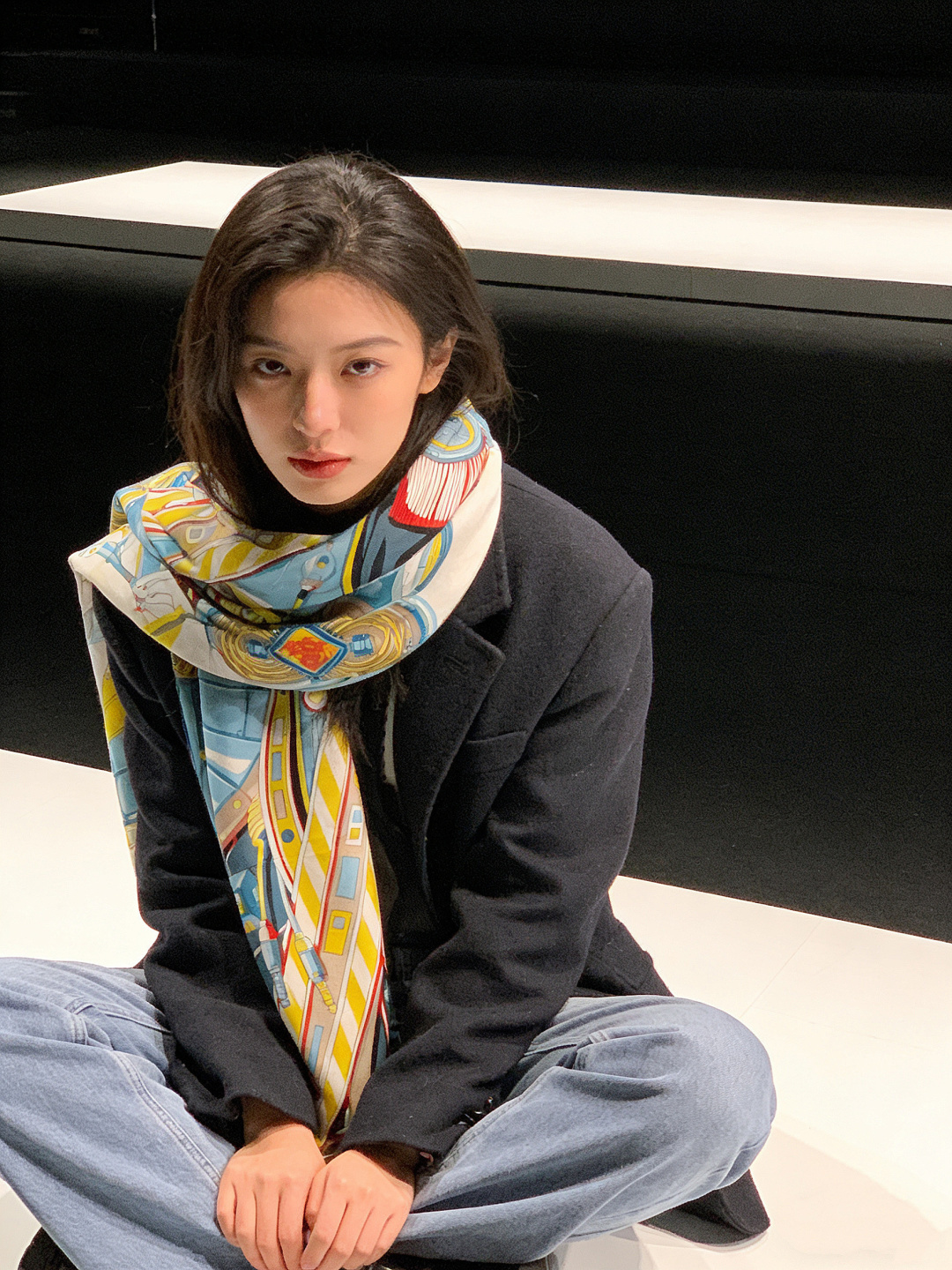 羊绒新款🆕👏👏买了都说好看‼️推荐💕爱马仕双面同色羊绒方巾【双面同色140】，顶级工艺超值‼️爱马仕专柜