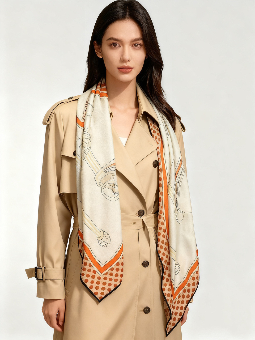 【140顶级丝羊绒双面同色披肩『骏马之城』！！超级气质！！】不仅美有其表，更有好品质与好细节的出彩内质！