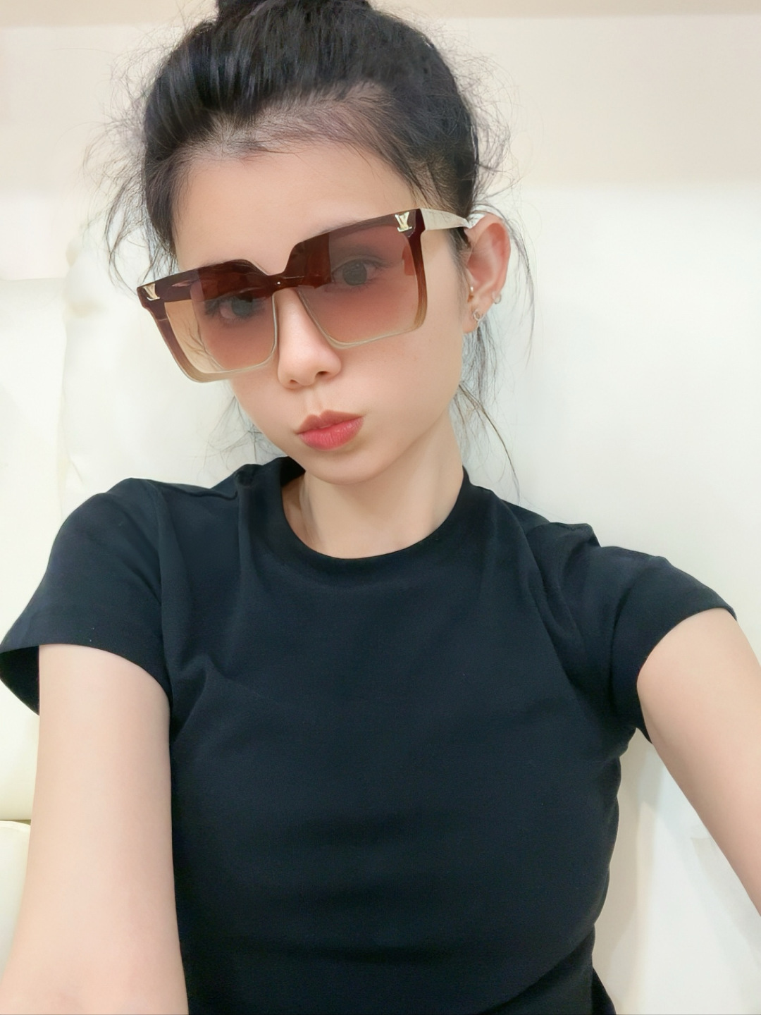 🔺LV🔻2025早春新款，众多明星同款[色]LV‼️‼️新款大框墨镜 ，🌈🌈宝丽来超清太阳镜🔝🔝型号：L