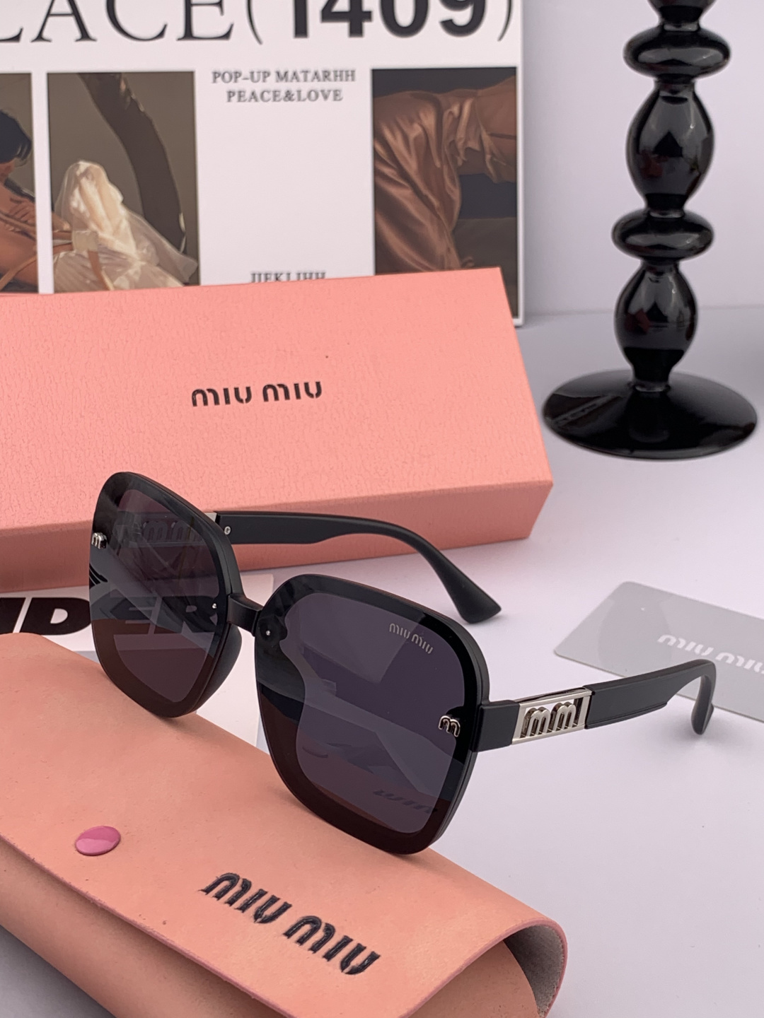 MIUMIU/缪缪🖇🖇2025开春新款🌟闪耀新款璀璨登台 ❤❤太阳镜潮品 精致个性设计简约时尚 专柜品质