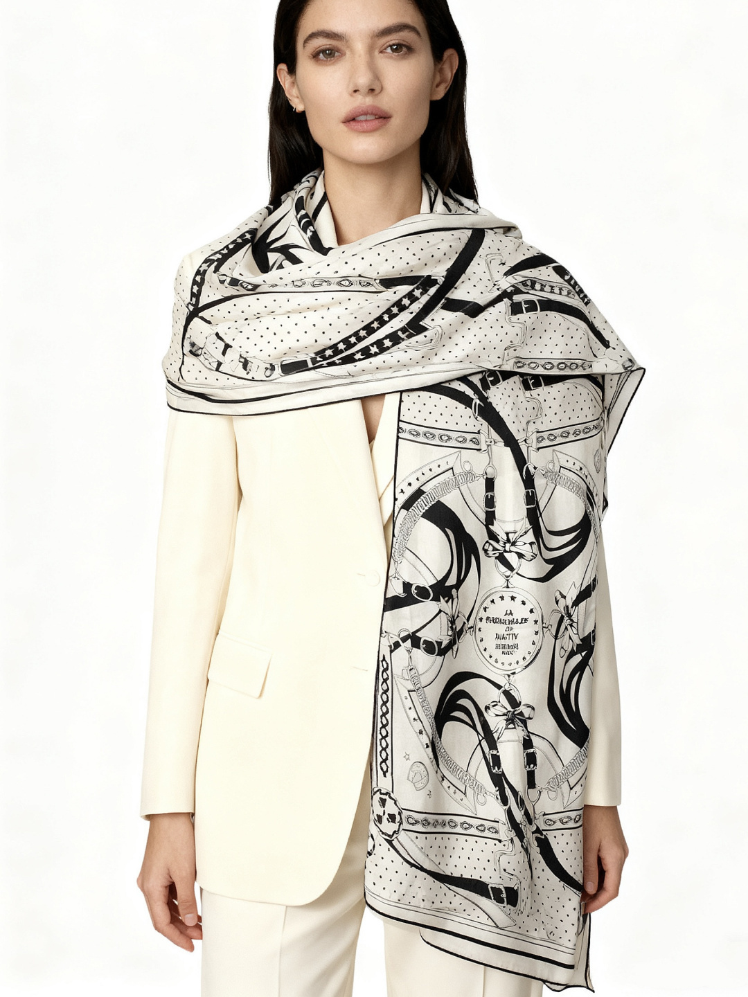 NO:678648,'Morning Walk Bandana' 140 cm reversible tonal velvet shawl, hand-rolled cashmere and silk blend shawl (70 cashmere, 30 mulberry silk). This shawl is made of classic cashmere and silk blend fabric, soft and lightweight, easy to wear. Ideal for colder days or cooler nights. Size 140 x 140 cm | Due to the hand-rolled edges of this shawl, there may be slight differences from the stated dimensions. High version scarf, high version scarf, real  silk,shawls19860909“清晨漫步Bandana”140厘米双面同色丝绒披肩 手工卷边山羊绒和真丝混纺披肩（70山羊绒,30桑蚕丝）. 这款披肩采用经典山羊绒和真丝混纺面料,柔软轻盈,佩戴方便.寒冷时分或微凉夜间的理想之选. 尺寸140 x 140厘米 | 由于这款披肩采用手工卷边,与标示的尺寸或会略有不同.高版本围巾,高版本围巾,real silk,shawls,scarf