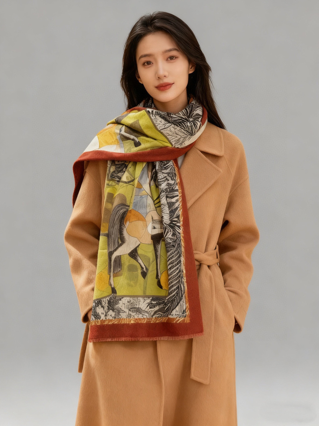 NO:678573,Glowing scarf Hermès synchronizes with counters. Everyone who buys it says it looks good. The cashmere print is recommended. Top craftsmanship and great value. Hermès counter popular cashmere scarf shows three-dimensional patterns and textures. The real thing is of extremely high grade. Special craftsmanship. High-end research and development. Stunning. The special cutting-edge craftsmanship is loved by Bai Fumei. Whether it is quality, style or price, it makes them scream for big brands. Super high cost performance.  Definitely worth buying top quality pure cashmere, size 100cm*200cm high version scarf, high version scarf, hermes19860909会发光发亮的围巾 爱马仕 专柜同步 买了都说好看羊绒印花推荐顶级工艺超值爱马仕专柜爆款羊绒方巾立体呈现图案纹路实物档次极高特殊工艺高端研发惊艳问世特殊尖端工艺处理受到白富美的喜欢 无论是品质 款式 价格都令大牌控的她们尖叫 超高性价比 绝对值得入手顶级纯羊绒,尺寸100cm*200cm高版本围巾,高版本围巾,hermes,scarf