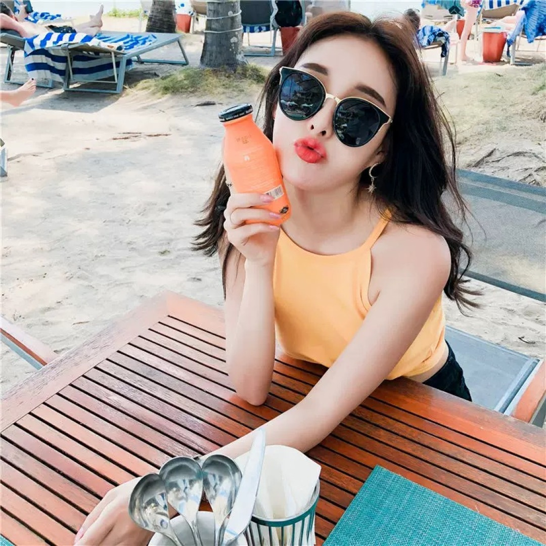 新品CHANEL 香奈儿太阳镜以独特魅力和前卫风格诠释春夏最新眼镜，质感超好佩带舒适 型号：CH7827