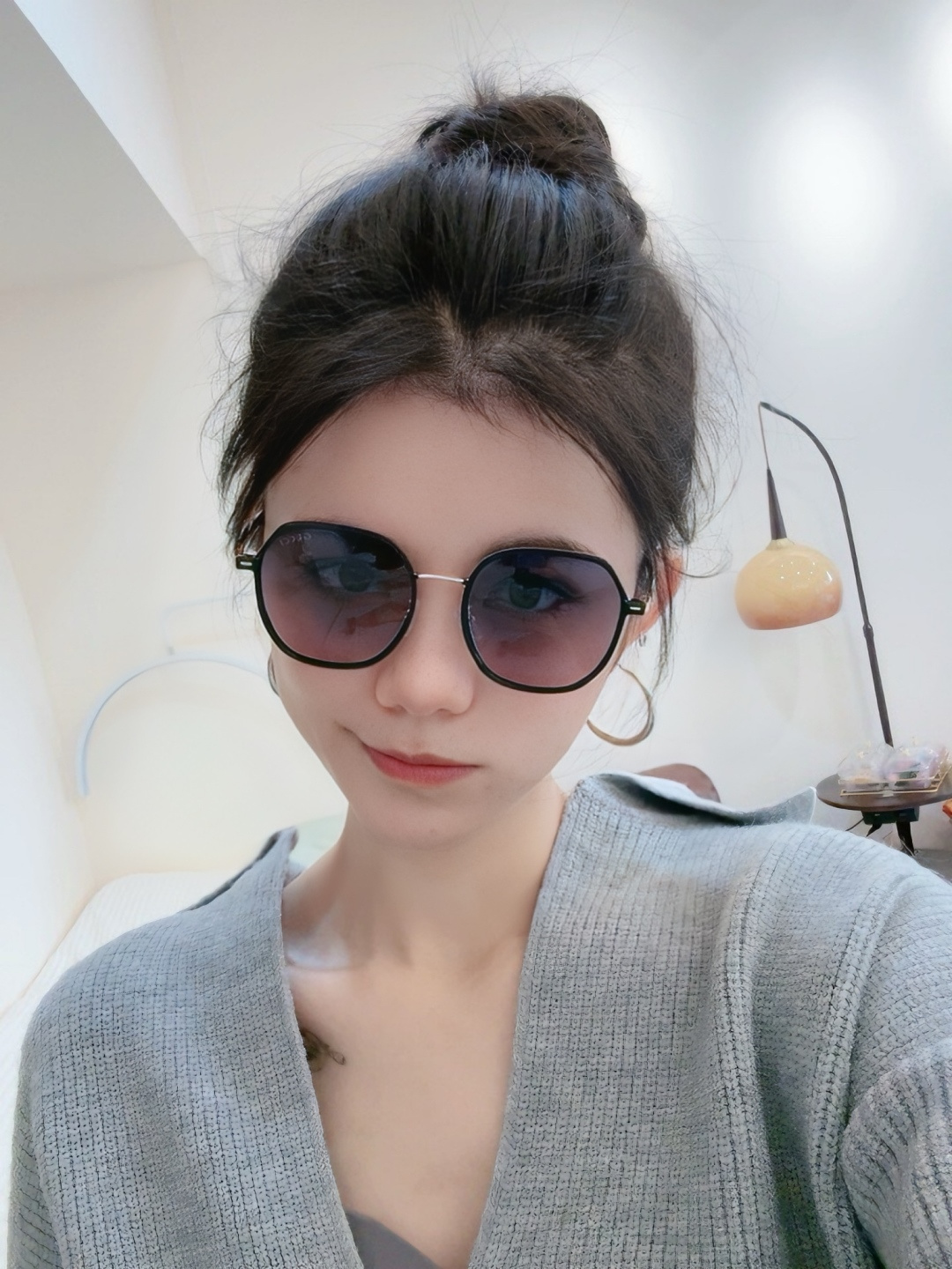 【偏光系列太阳镜】🎈原版出货香奈儿网红超爆款💙经典奢华全球风[强][酷][亲亲] 时尚圆框太阳镜[得意]