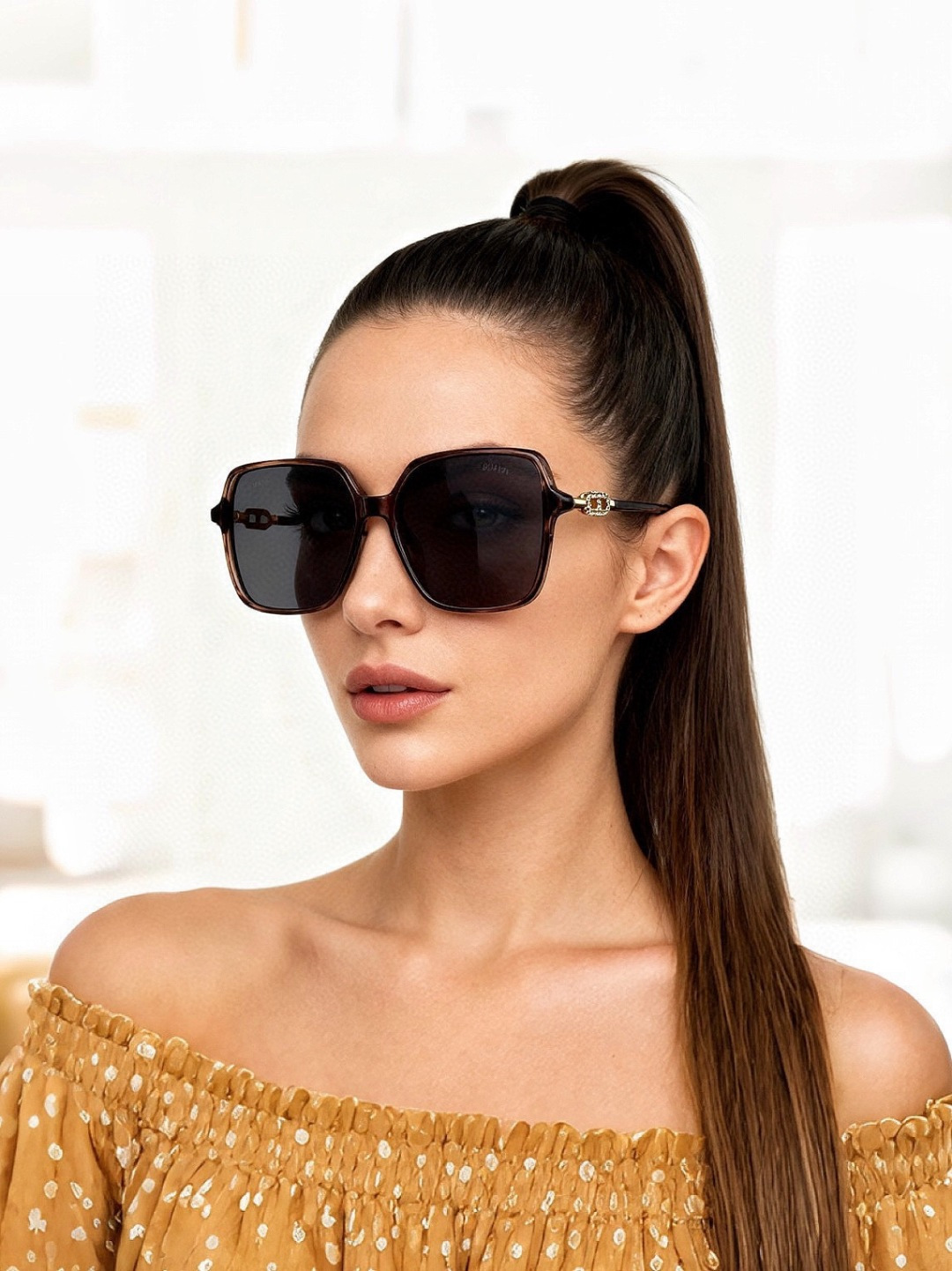 🔺 【DIOR】开春新款 潮流爆款 时尚圆框偏光太阳镜 高品质 佩戴舒适 网红潮款墨镜 女士高清加厚偏光