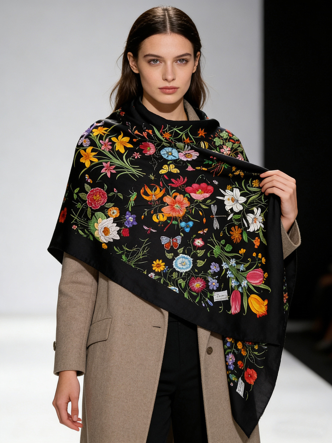 lenço gucci lenço quadrado estampado gucci