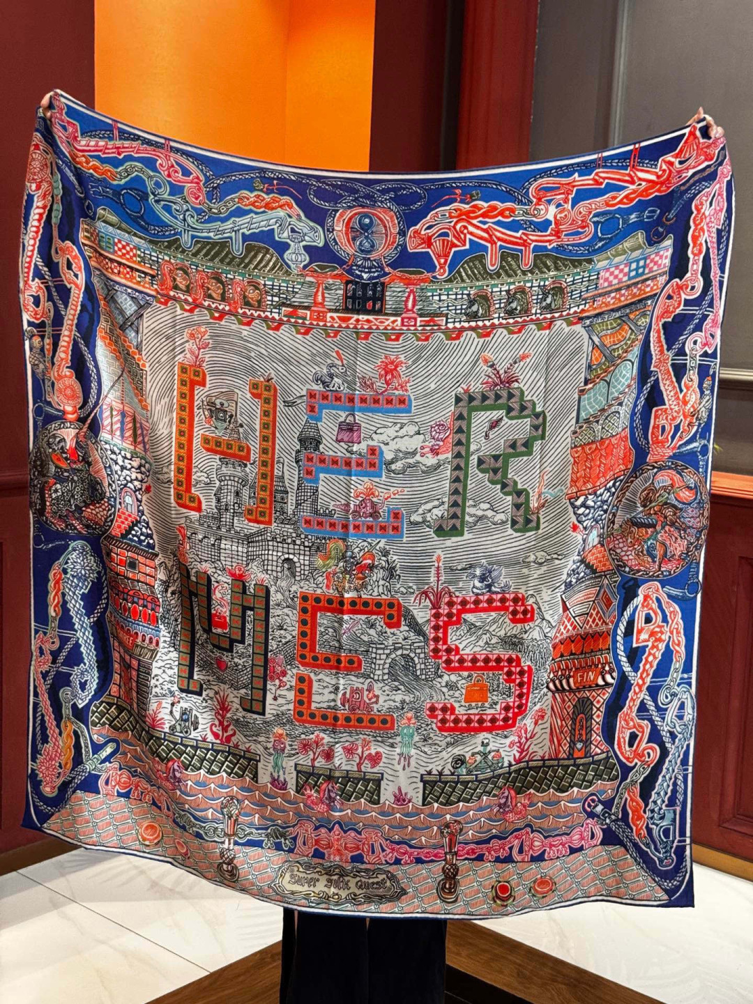 新款 秋冬搭配利器❗️顶级双面同色真丝羊绒披肩！！点睛精彩，图案和配色都超级喜欢，又一款双面配色工艺设计