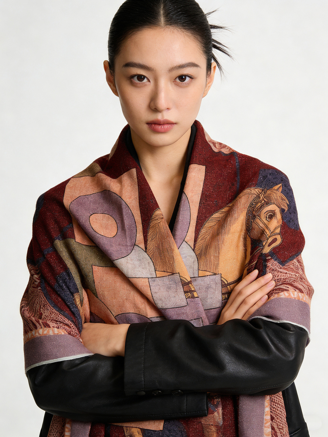 会发光发亮的围巾 爱马仕 专柜同步 买了都说好看羊绒印花‼️推荐💕顶级工艺超值‼️爱马仕专柜爆款🎁🎁羊绒