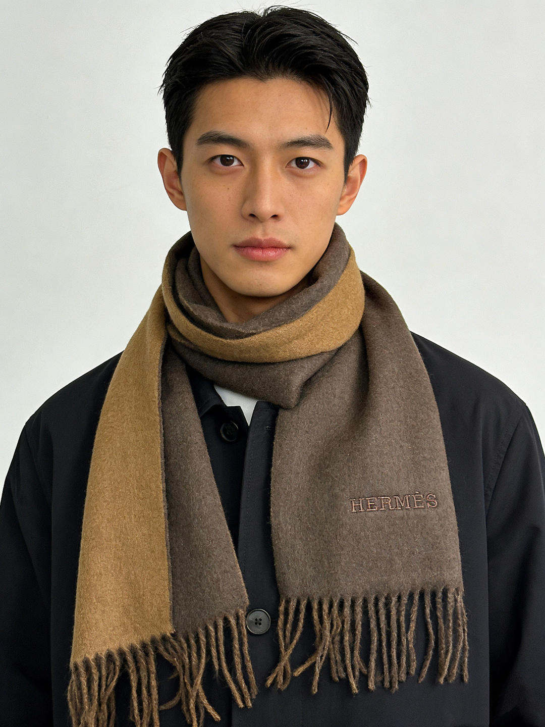 ✨✨太美了😍 爱马仕 情侣款 美到要尖叫😱专柜最新款🎊英伦欧美范儿 又是一款即时尚又实用的大围巾&长巾，