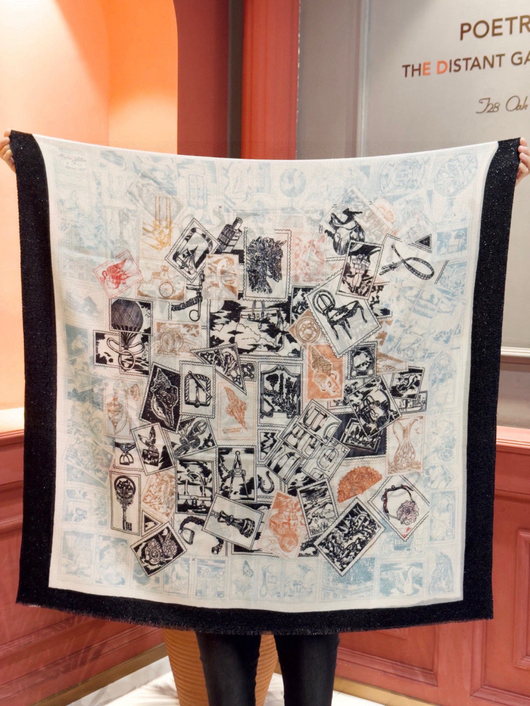 会发光发亮的围巾 羊绒新款🆕👏买了都说好看‼️推荐💕爱马仕羊绒方巾，顶级工艺超值‼️爱马仕专柜爆款🎁💟立