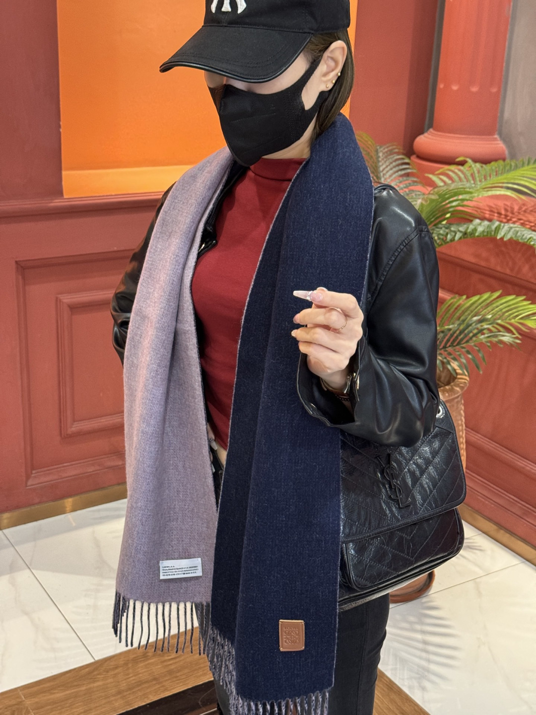 ✨✨太美了😍罗意威 情侣款 美到要尖叫😱专柜最新款🎊英伦欧美范儿 又是一款即时尚又实用的大围巾&长巾，🎆