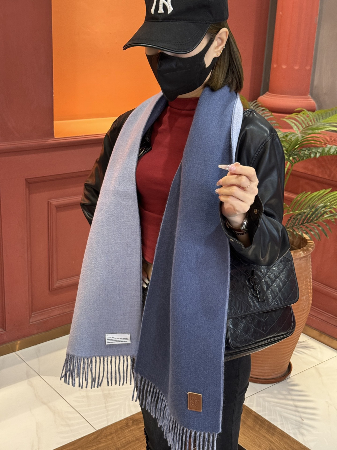 ✨✨太美了😍罗意威 情侣款 美到要尖叫😱专柜最新款🎊英伦欧美范儿 又是一款即时尚又实用的大围巾&长巾，🎆