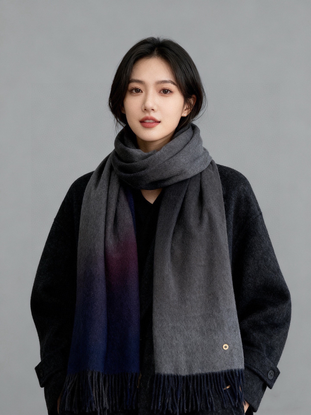 ✨✨太美了😍 【皮安娜】情侣款 美到要尖叫😱专柜最新款🎊英伦欧美范儿「多色渐变」又是一款即时尚又实用的大