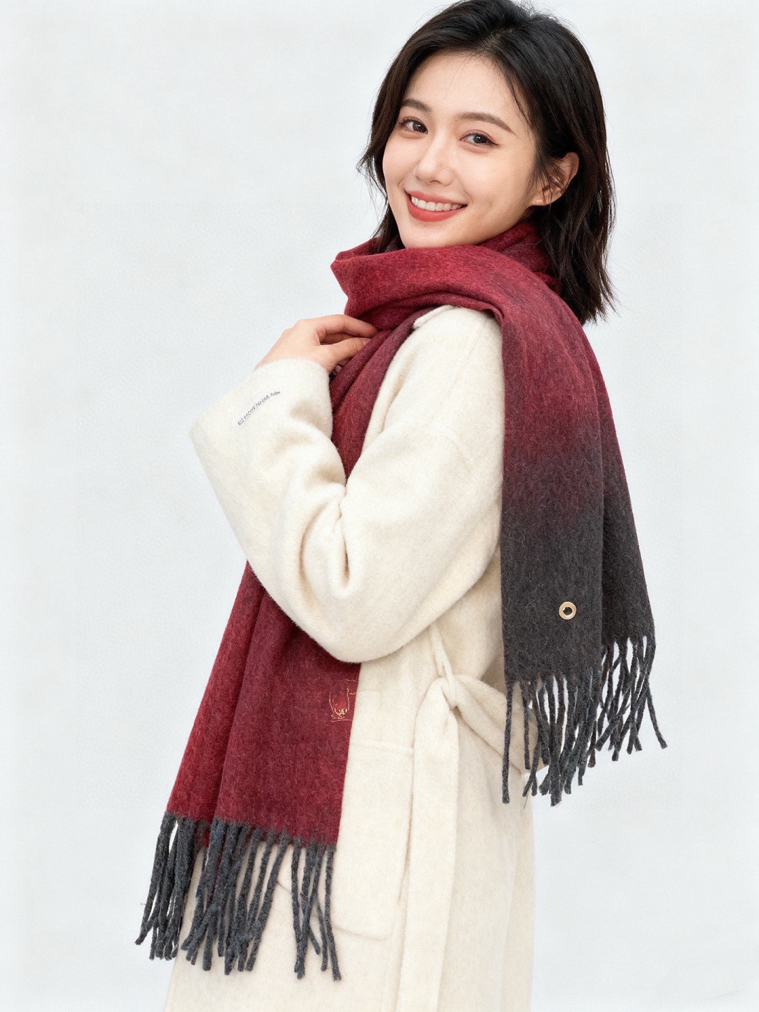 ✨✨太美了😍 【皮安娜】情侣款 美到要尖叫😱专柜最新款🎊英伦欧美范儿「多色渐变」又是一款即时尚又实用的大