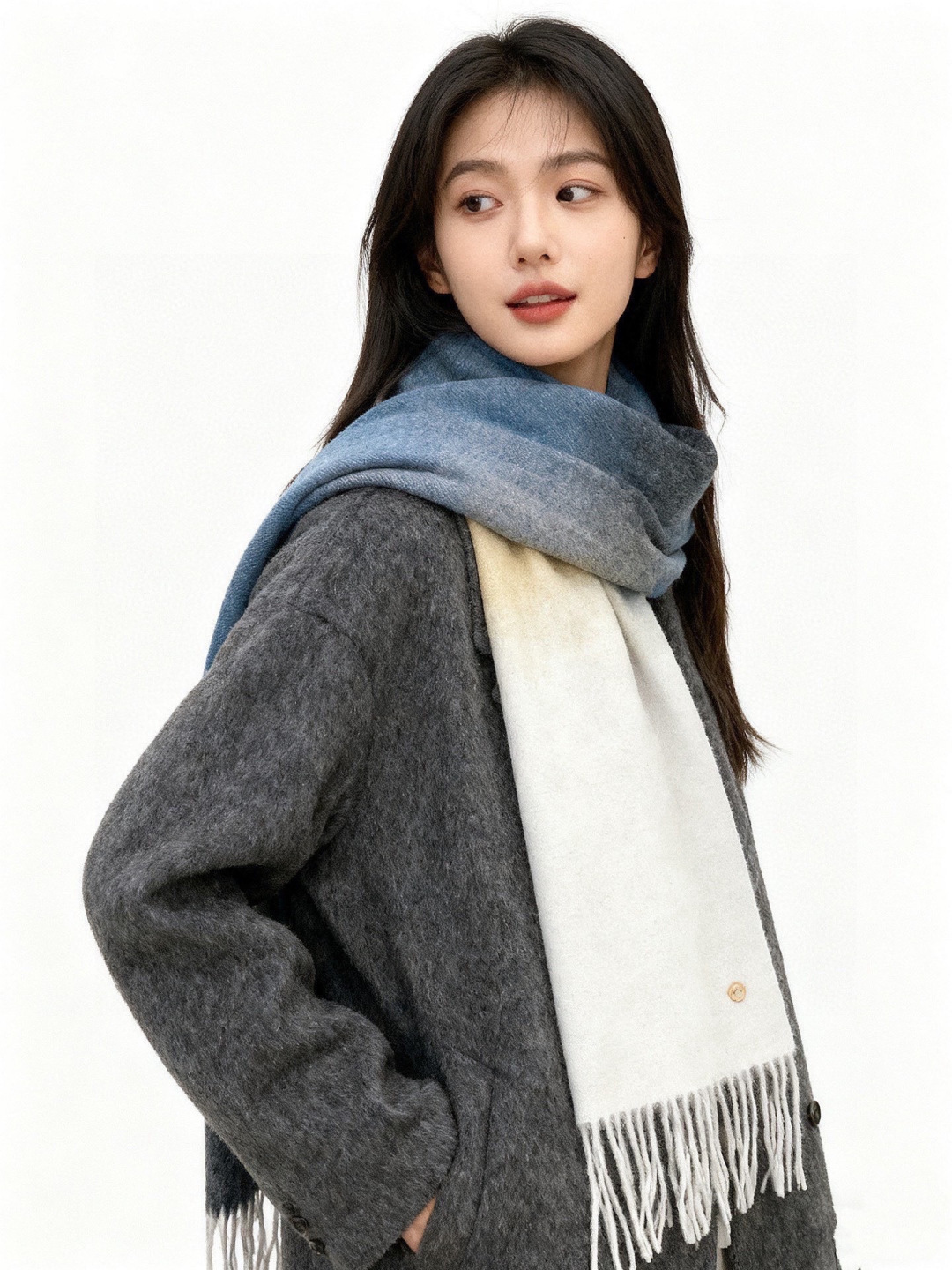 ✨✨太美了😍 【皮安娜】情侣款 美到要尖叫😱专柜最新款🎊英伦欧美范儿「多色渐变」又是一款即时尚又实用的大