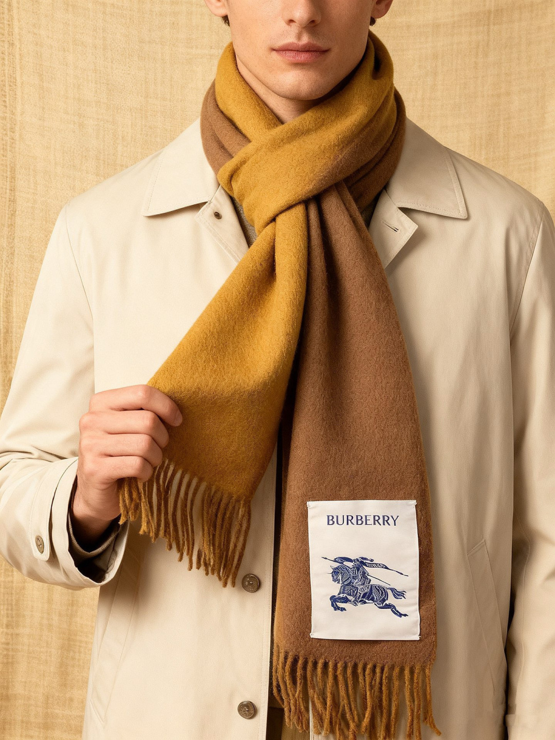 ✨✨太美了😍巴宝莉 情侣款 美到要尖叫😱专柜最新款🎊英伦欧美范儿 又是一款即时尚又实用的大围巾&长巾，🎆