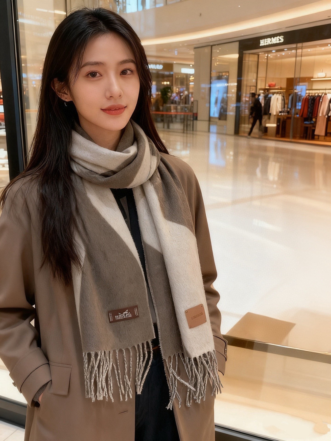 NO:728067,It’s so beautiful. Hermès Couple Style. It’s so beautiful that it screams the latest British European and American style 'Multi-Color Gradient' in the counter. It is also a fashionable and practical large scarf & long scarf. The contrasting colors are very coordinated. The scarf feels soft, fashionable and warm to wear, and stylish. Plaid lovers, don’t miss it. The size is 32*190 top imported cashmere. Dear friends, hurry up and grab the higher version scarf, higher version scarf, Hermes19860909太美了 爱马仕 情侣款 美到要尖叫专柜最新款英伦欧美范儿「多色渐变」又是一款即时尚又实用的大围巾&长巾,撞色的颜色搭配很协调,围巾手感柔软,戴起来时尚暖和,大气有范儿,格子控们,不要错过哦,尺寸32*190顶级进口羊绒,亲们速度开抢高版本围巾,高版本围巾,hermes,scarf