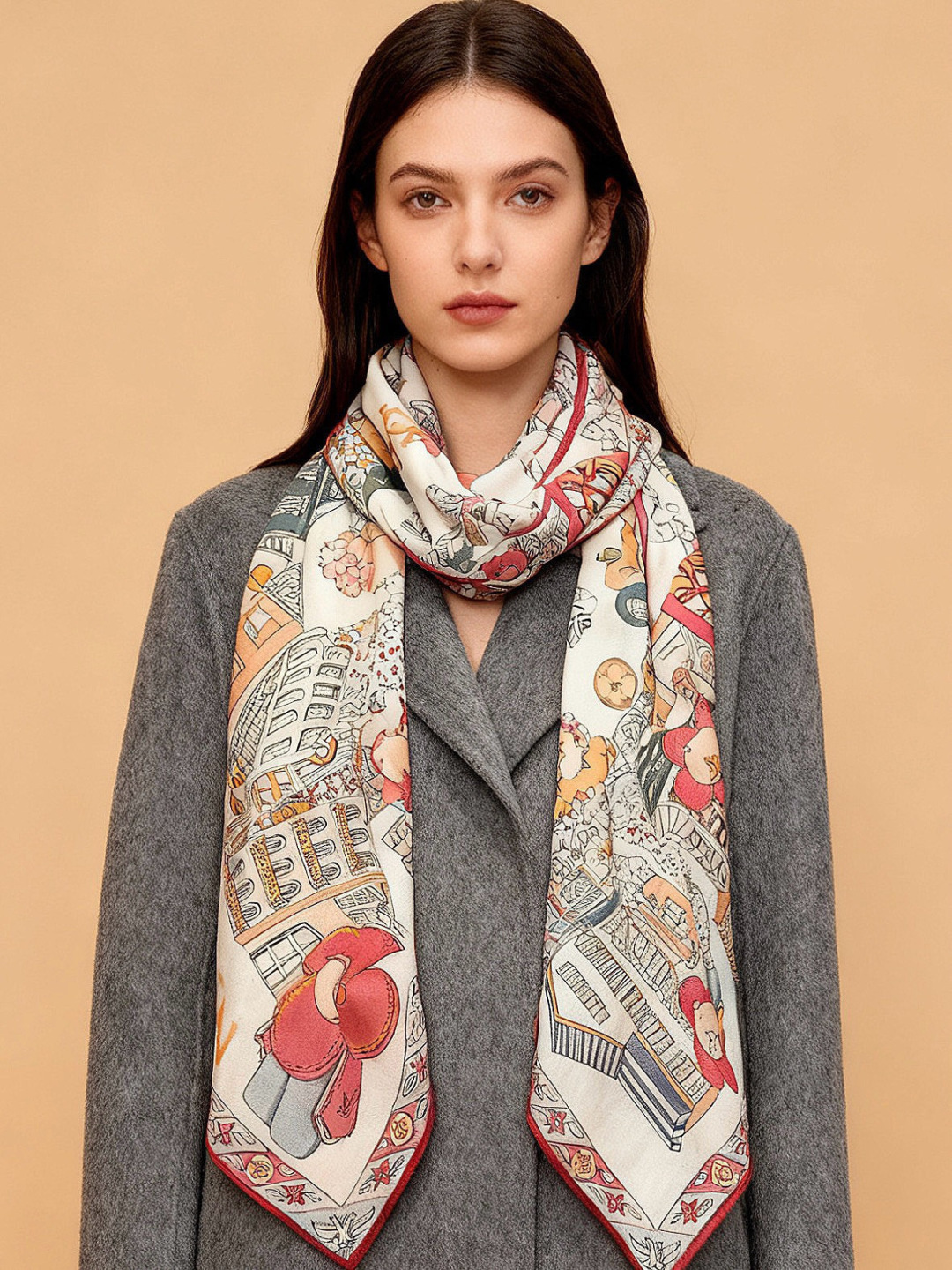 🆕L.viP 定制级别 【双面同色高奢丝绒方巾，baby绒级别的超柔触感】只有我家的品质才能叫丝绒方巾路