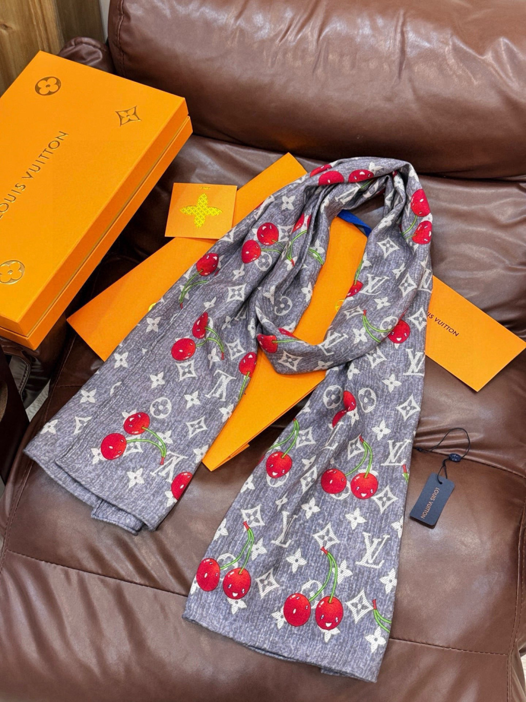 LV X TM MONOGRAMCERISE 【双面丝绒同色】LV × TM Monogram Ceri