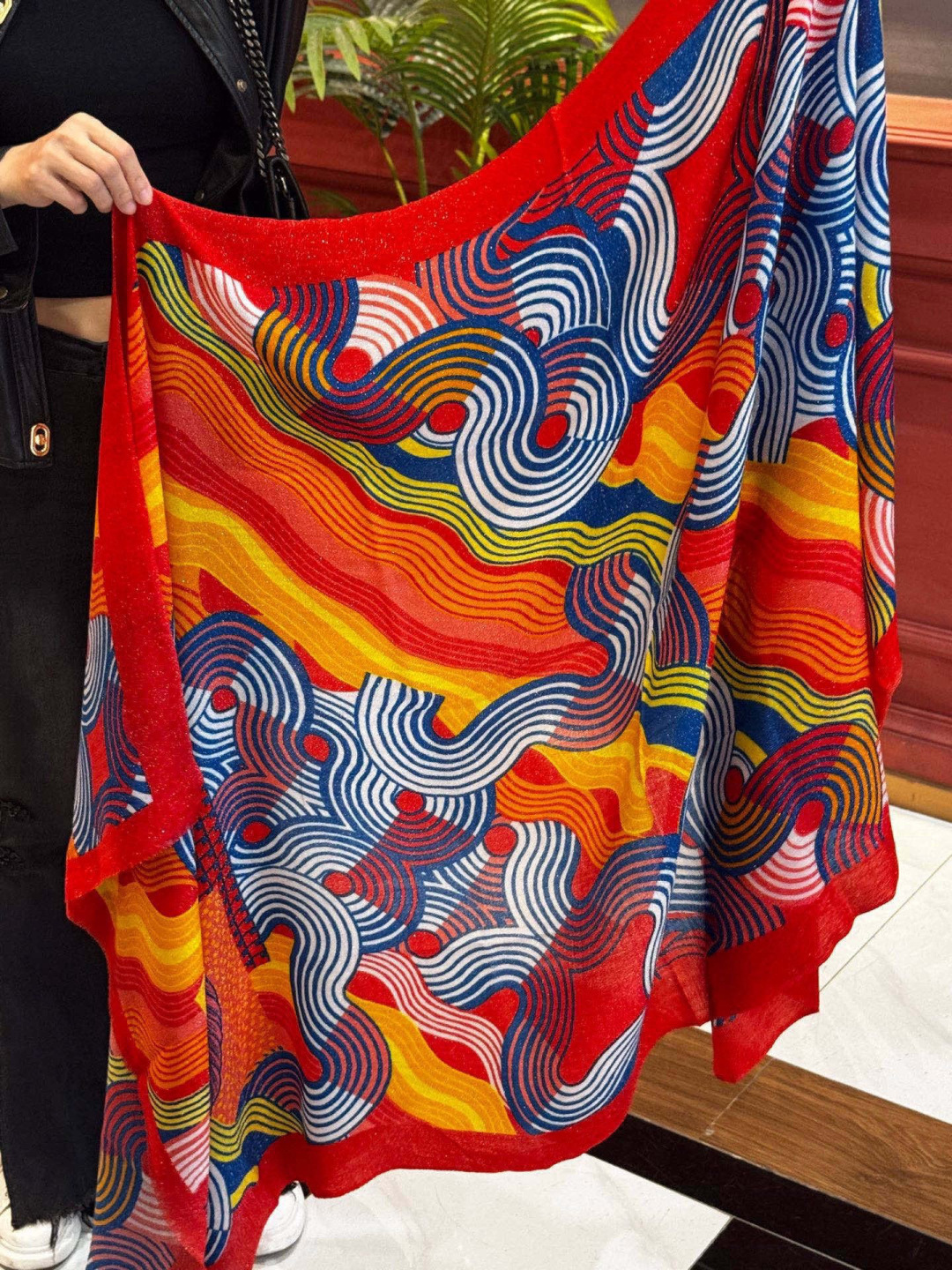 上新🌟 会发光发亮的围巾 💄💋新款客银丝+💖羊绒面料长巾 😘美翻了[流泪]H家【骏马披挂长巾】御用殿堂级