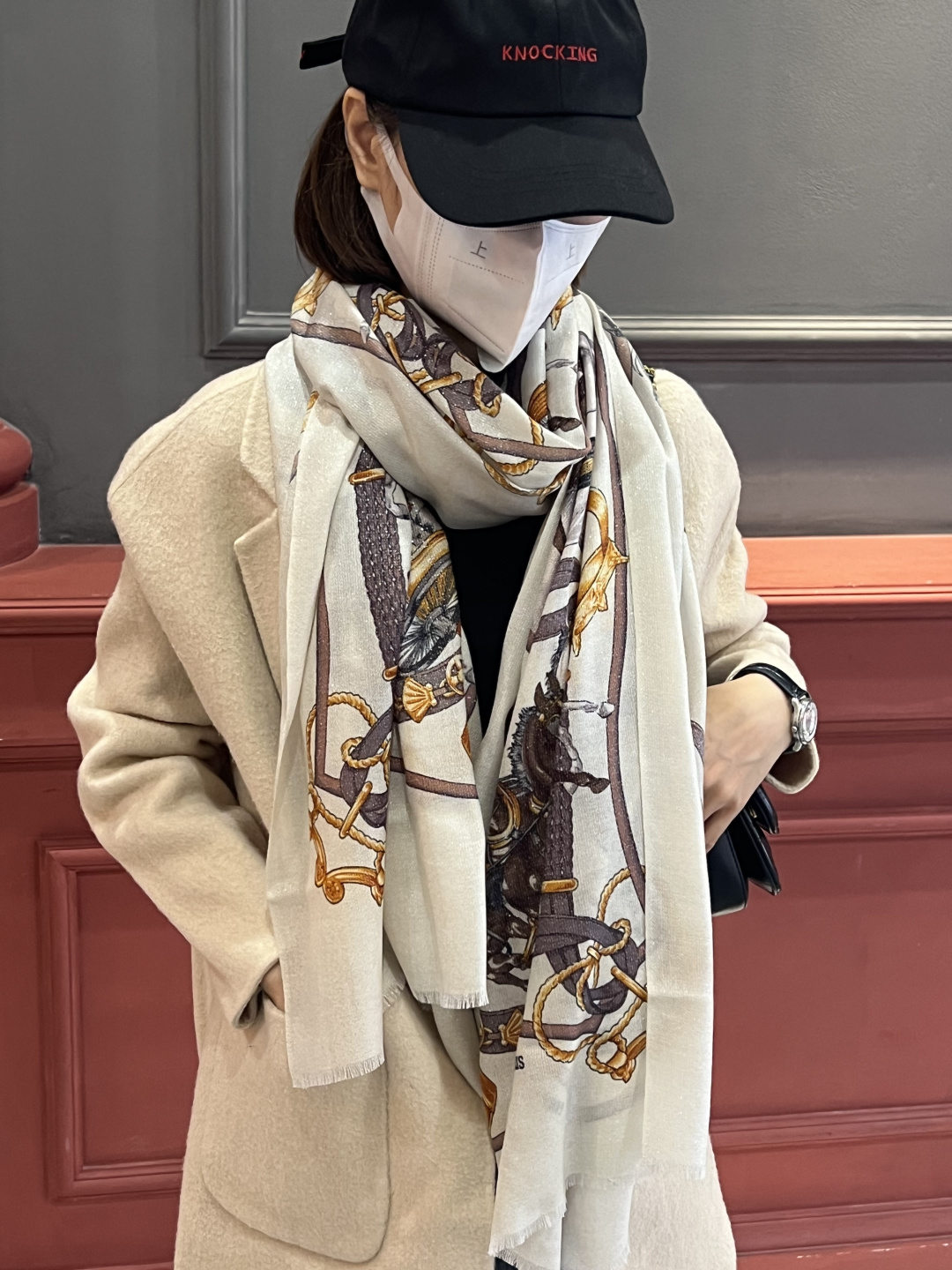 会发光发亮的围巾 新款🆕🏇🏇买了都说好看‼️推荐💕顶级工艺超值‼️爱马仕专柜爆款🎁💟立体呈现图案纹路实物