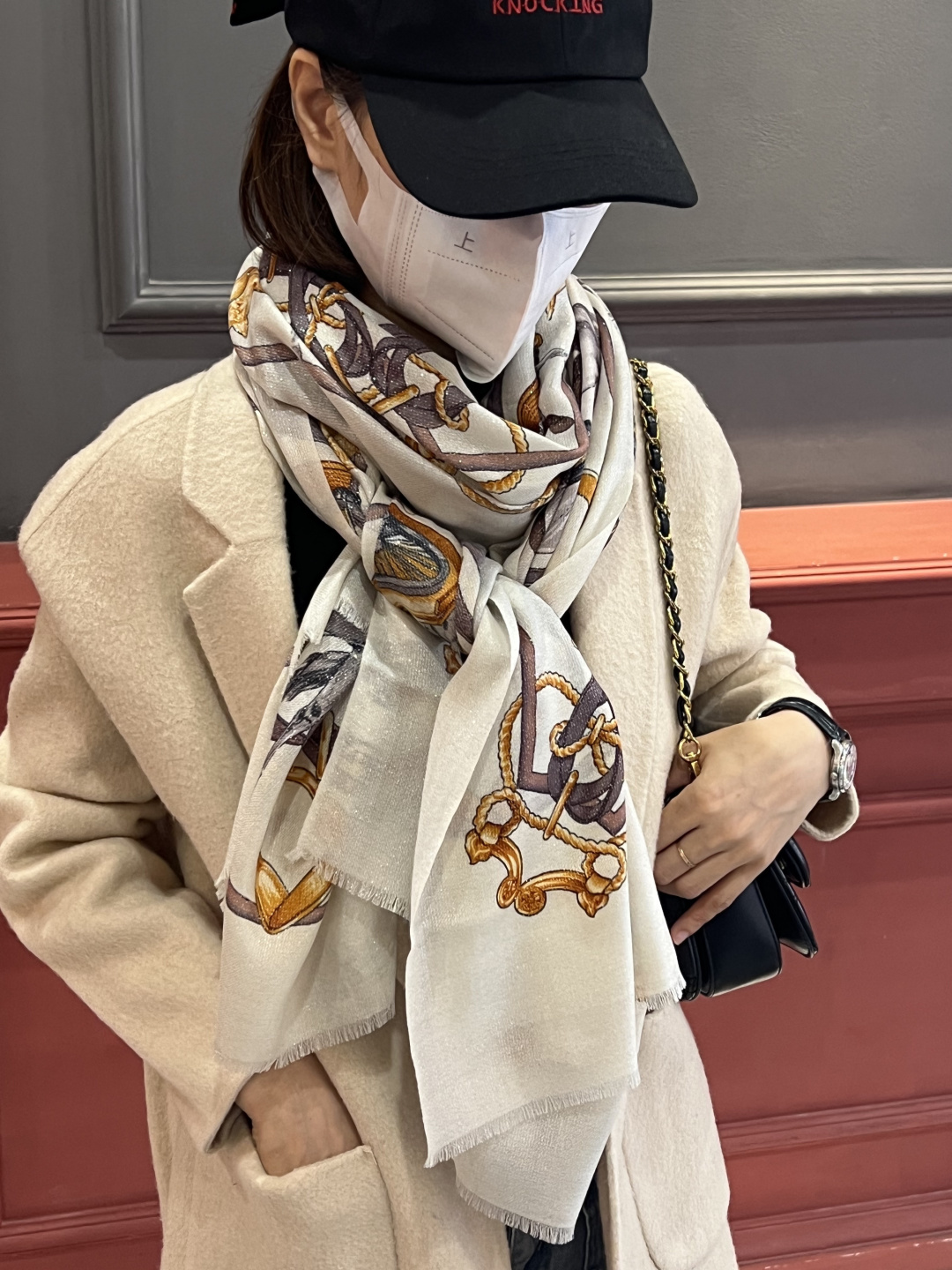 会发光发亮的围巾 新款🆕🏇🏇买了都说好看‼️推荐💕顶级工艺超值‼️爱马仕专柜爆款🎁💟立体呈现图案纹路实物