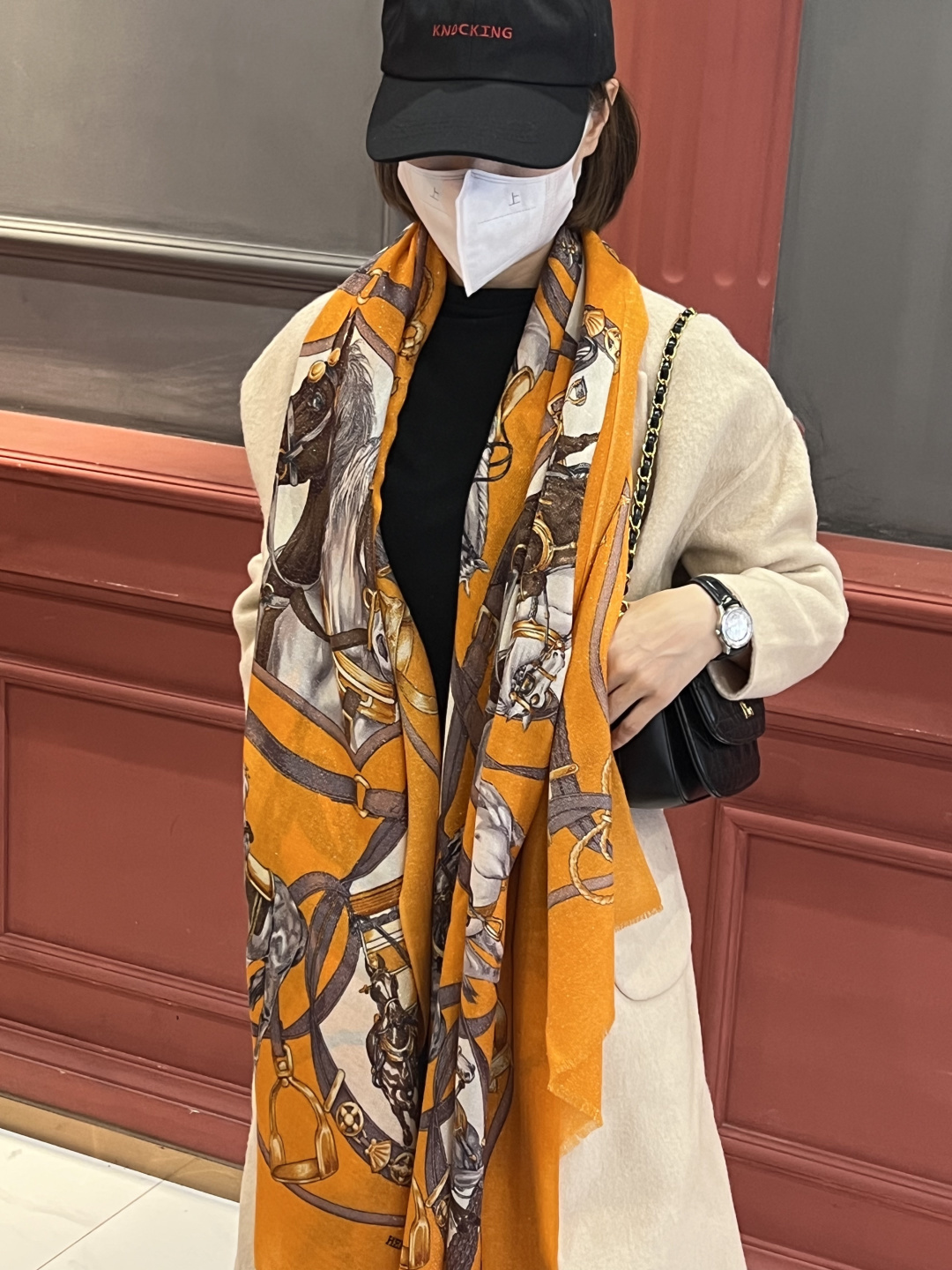 会发光发亮的围巾 新款🆕🏇🏇买了都说好看‼️推荐💕顶级工艺超值‼️爱马仕专柜爆款🎁💟立体呈现图案纹路实物