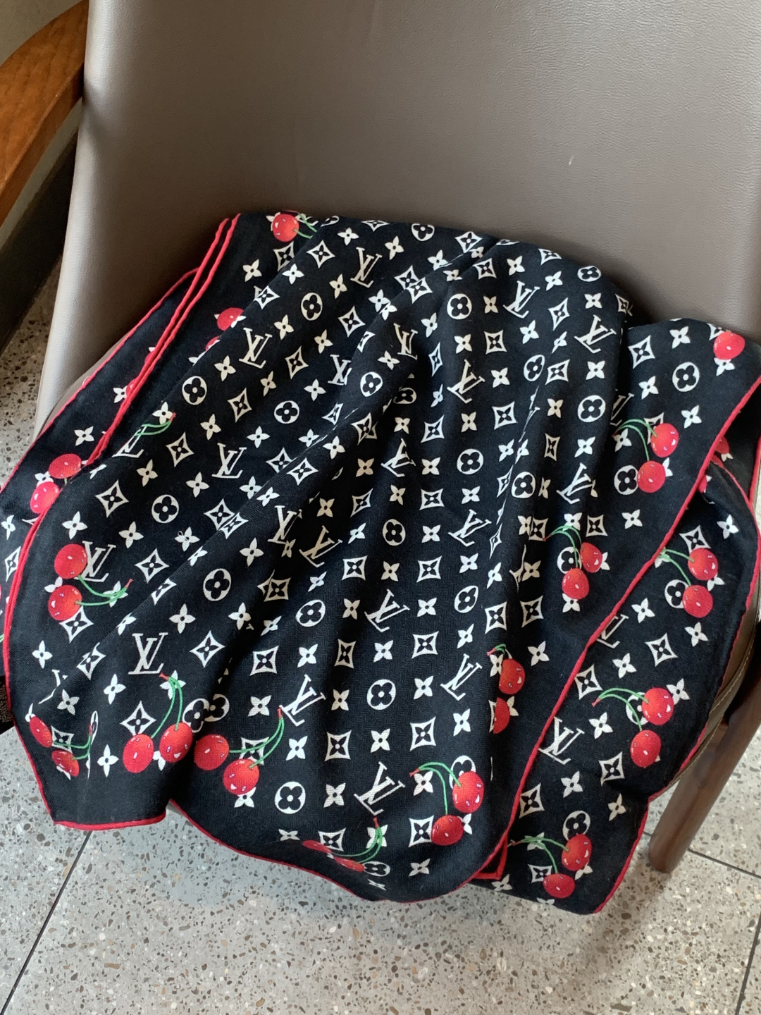 LV X TM MONOGRAMCERISE 【双面丝绒同色】LV × TM Monogram Ceri
