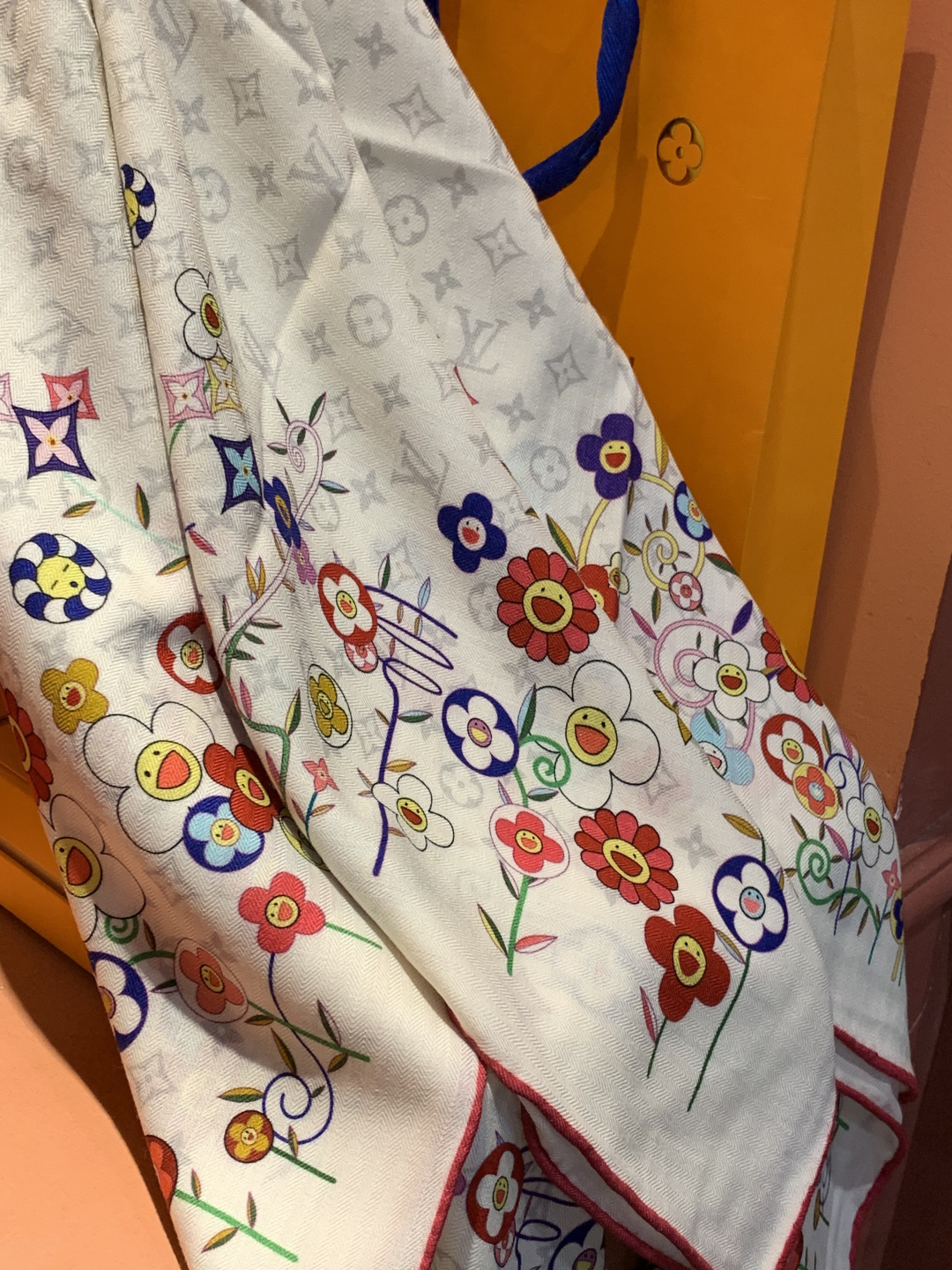 MONOGRAM INFINITY 140丝绒方巾【140顶级丝绒双面同色】Monogram Infin