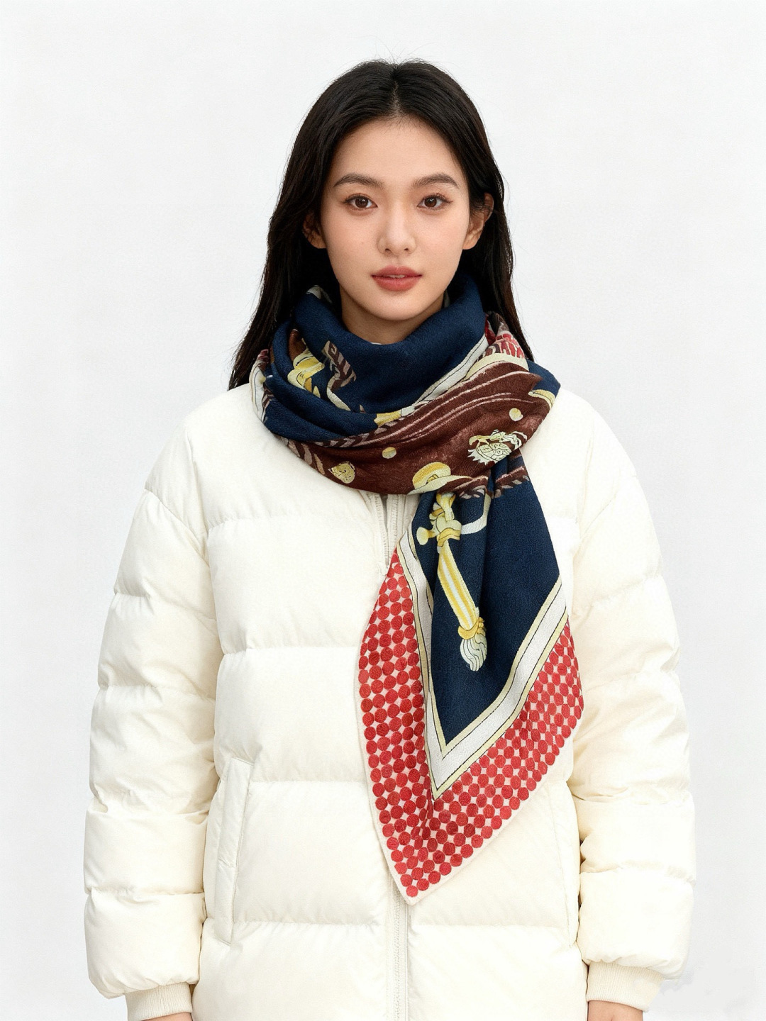 【140顶级丝羊绒双面同色披肩『骏马之城』！！超级气质！！】不仅美有其表，更有好品质与好细节的出彩内质！