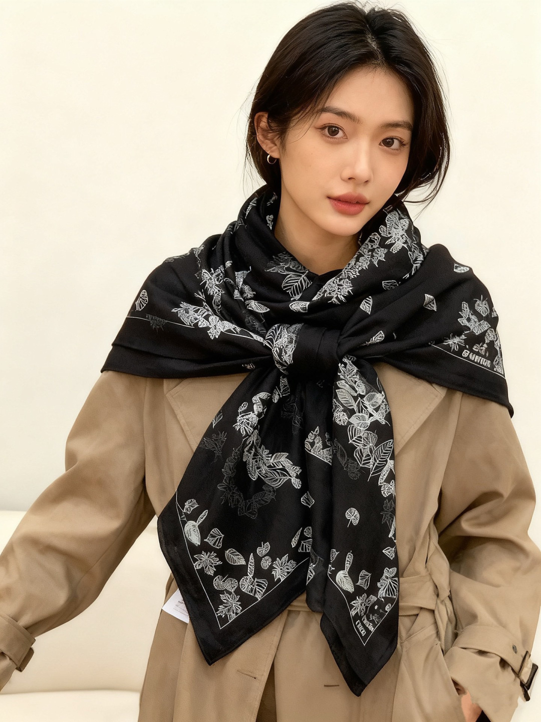 高级成衣系列～Chanel 【140双面同色丝绒披肩】此系列谱写一曲自由轻灵的赞歌本系列作品创新演绎品牌