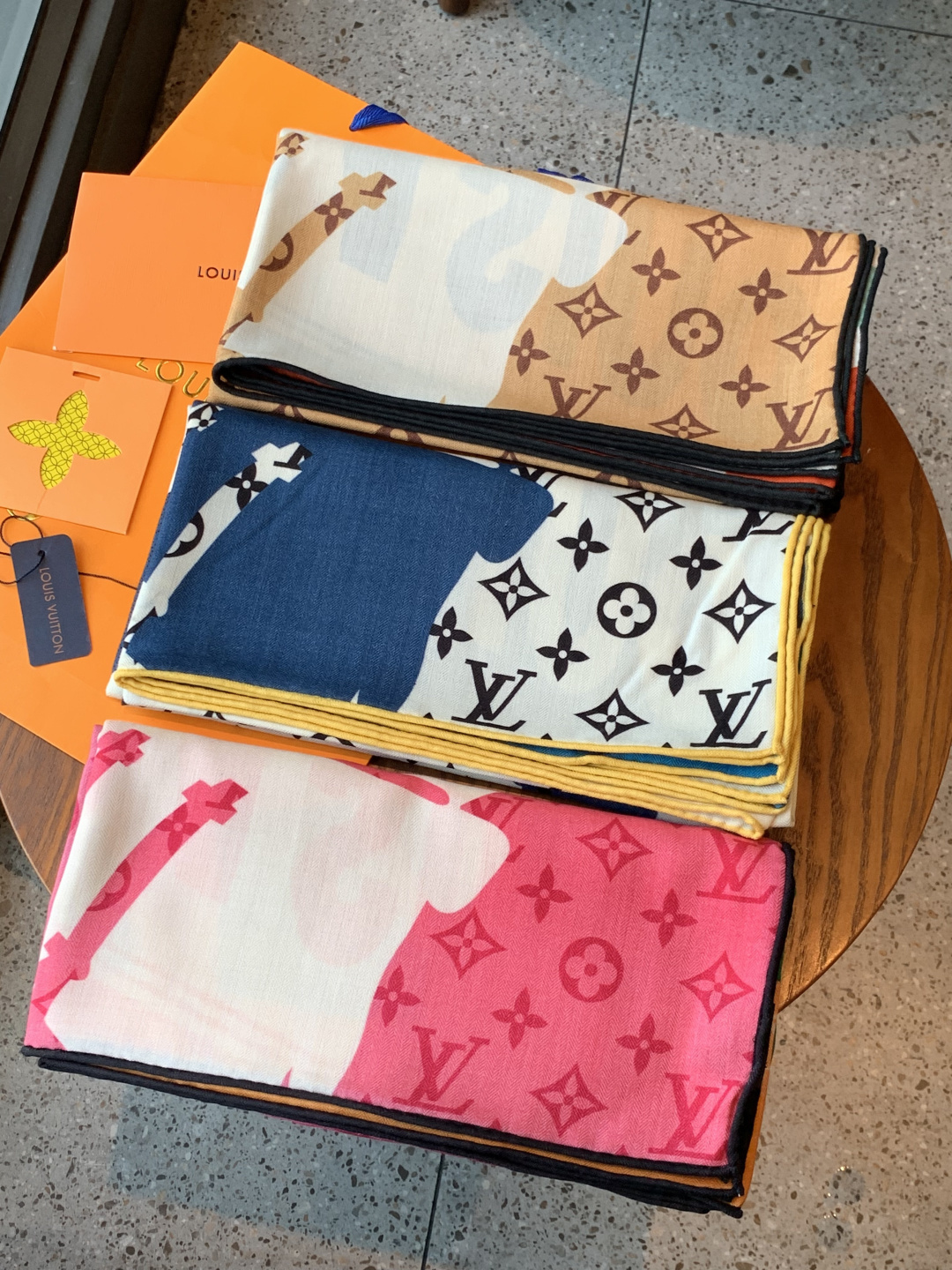 JARDIN DES PLANTES 140双面丝绒～【LV秋冬新品】Jardin Des Plante