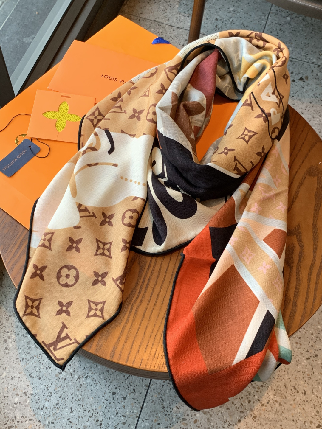 JARDIN DES PLANTES 140双面丝绒～【LV秋冬新品】Jardin Des Plante