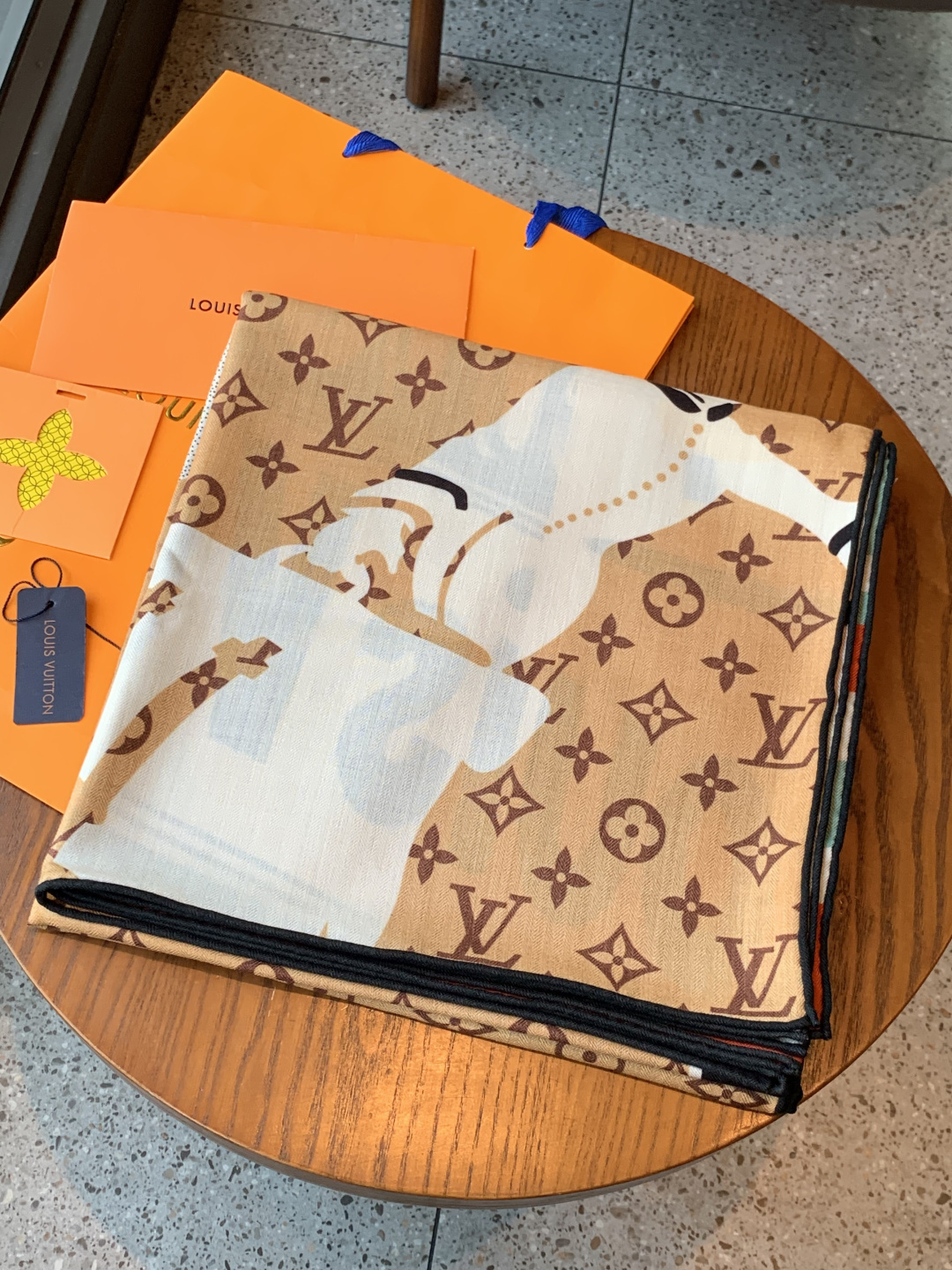 JARDIN DES PLANTES 140双面丝绒～【LV秋冬新品】Jardin Des Plante