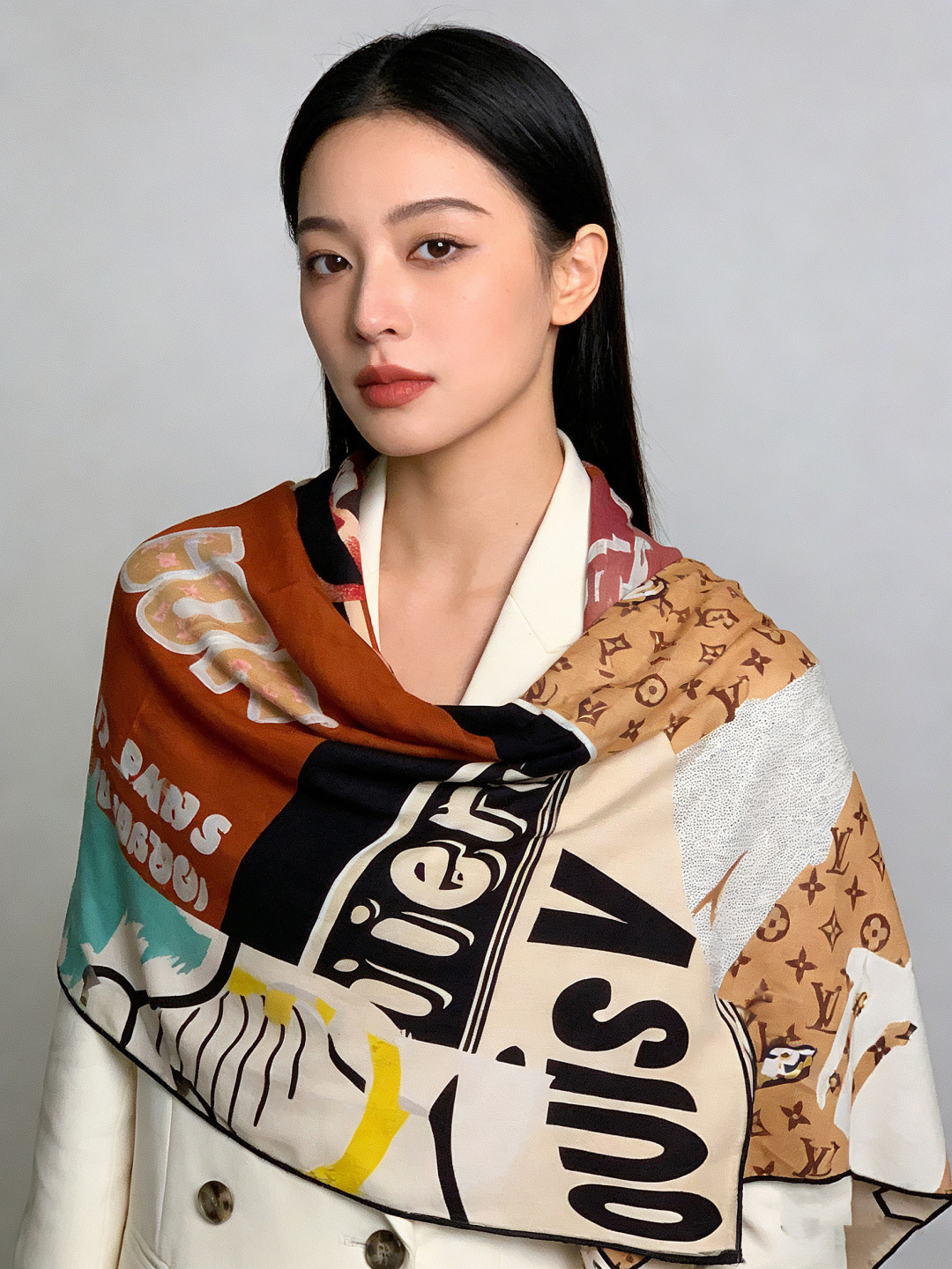 JARDIN DES PLANTES 140双面丝绒～【LV秋冬新品】Jardin Des Plante