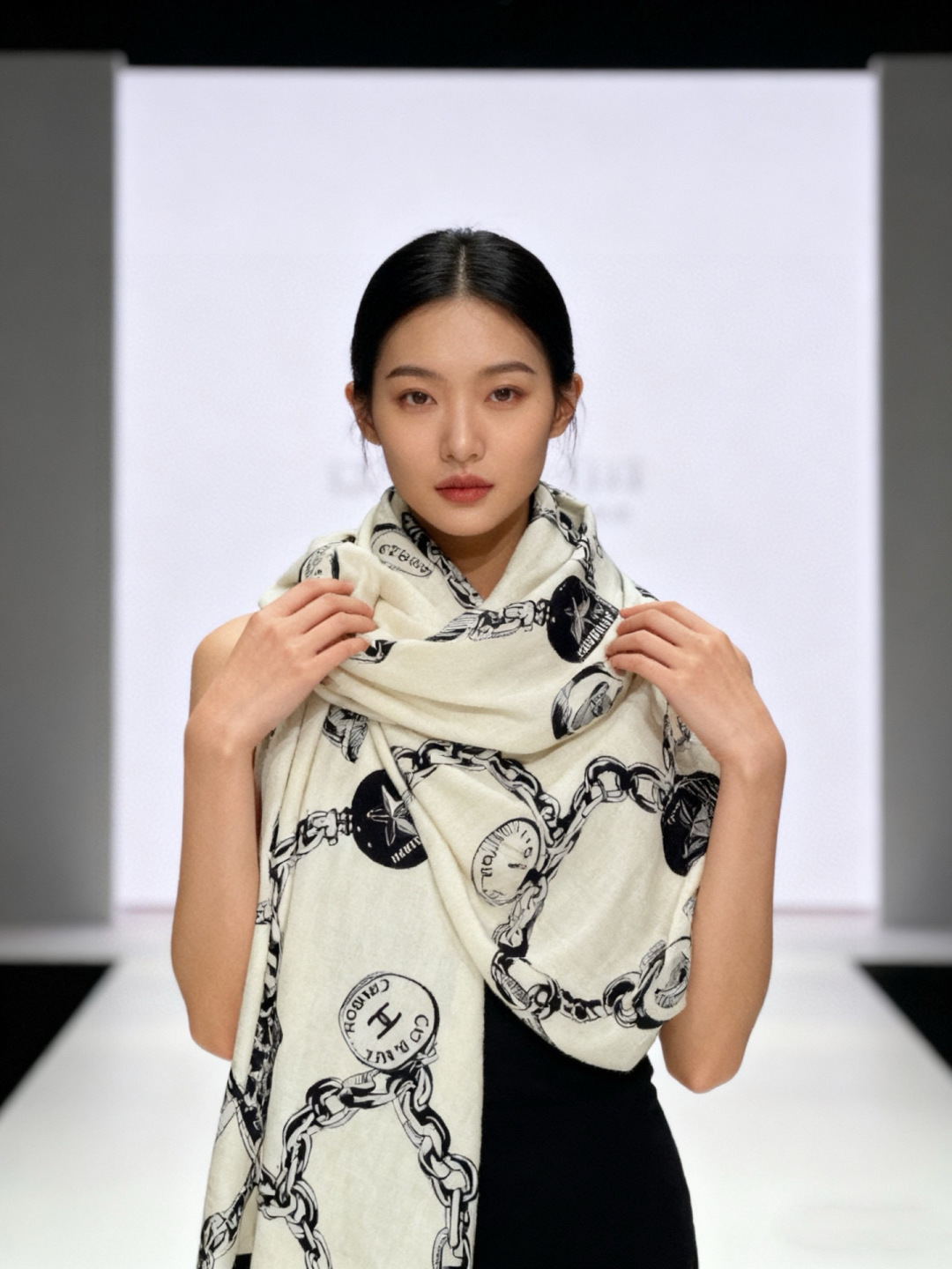 CHANEL（香奈儿）套用汪曾祺《人间草木》里的一句话：在黑白里温柔地爱彩色，在彩色里朝圣黑白。所以香家