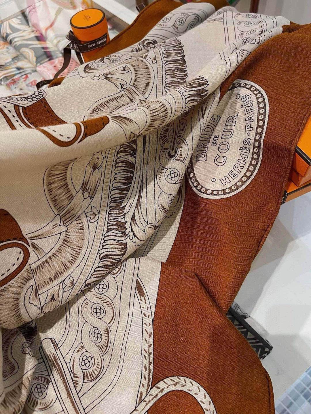 Hermes Scarf Hermes Hermes H 70% 30% 140*140cm H — photo 5