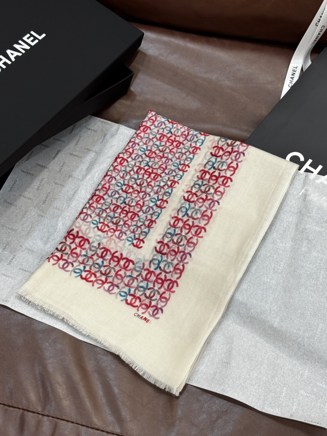 Cachecol Chanel 100*200cm 100% — photo 4